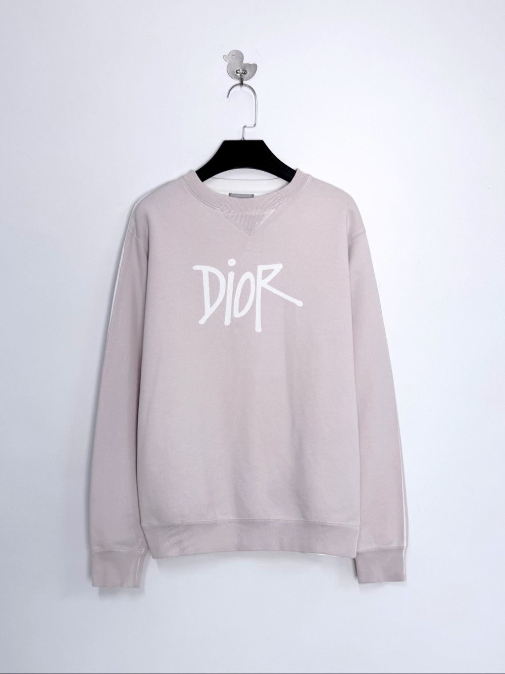 Dior Dior x Shawn Stussy Logo Sweatshirt US XXS Size US XXS / EU 40 - 1 Thumbnail