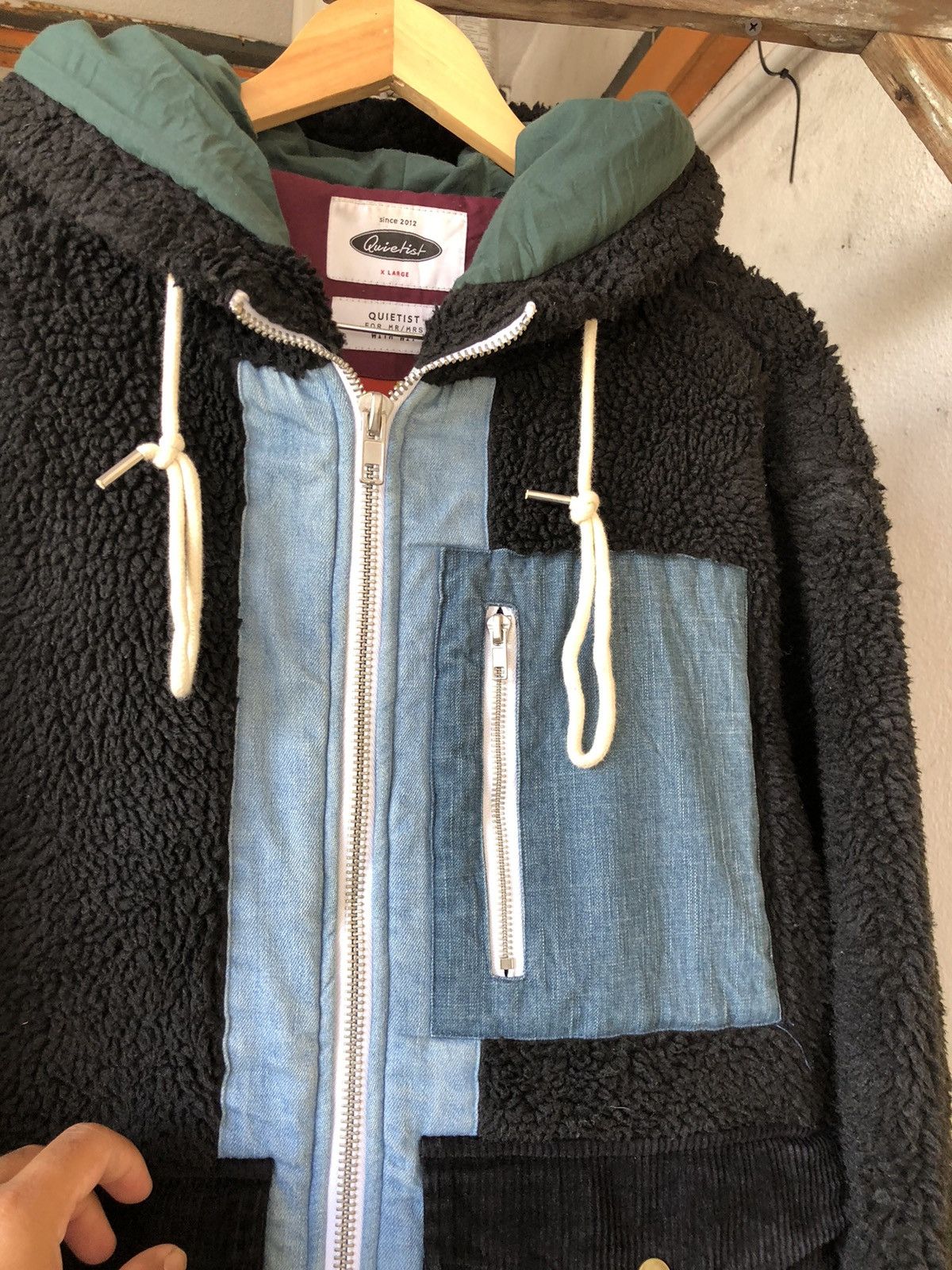 Seditionaries Korean Brands❗️Queitist Fleece Patchwork Like Undercover Size US XL / EU 56 / 4 - 15 Thumbnail