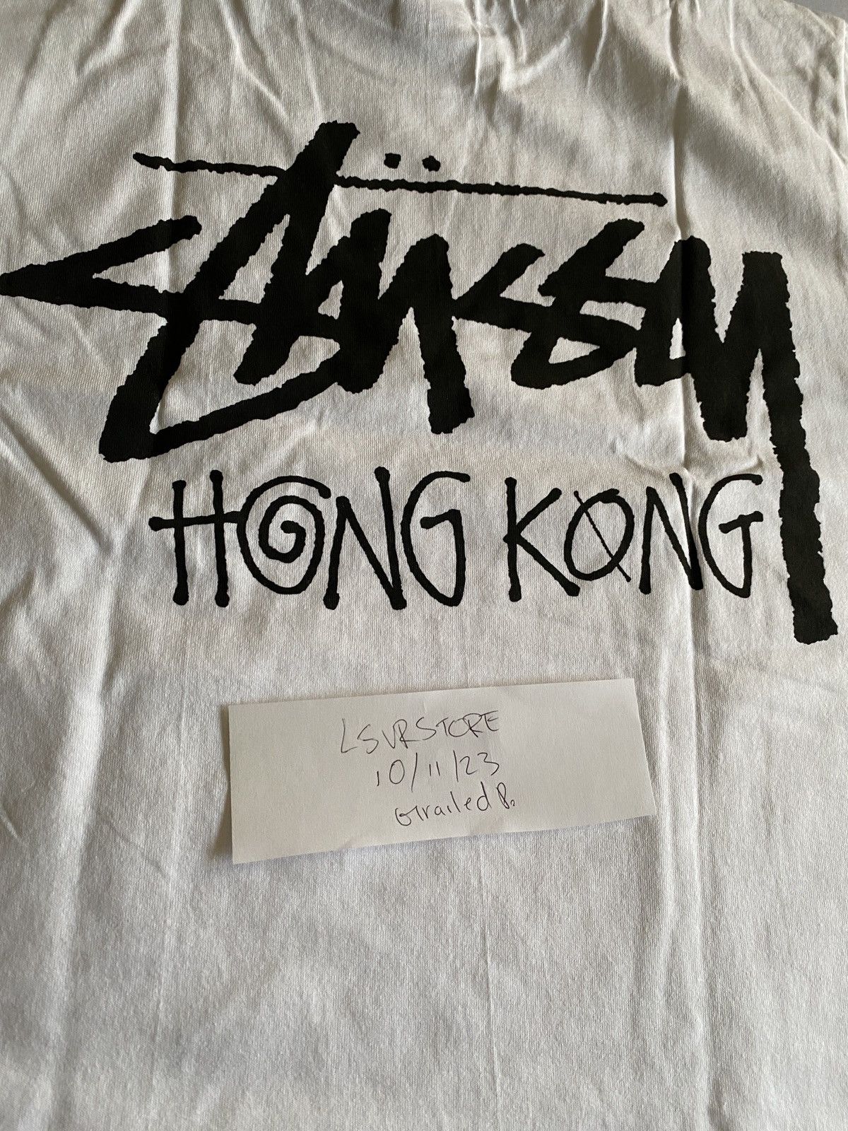 Stussy Stussy Hong Kong Exclusive Tee White Medium | Grailed