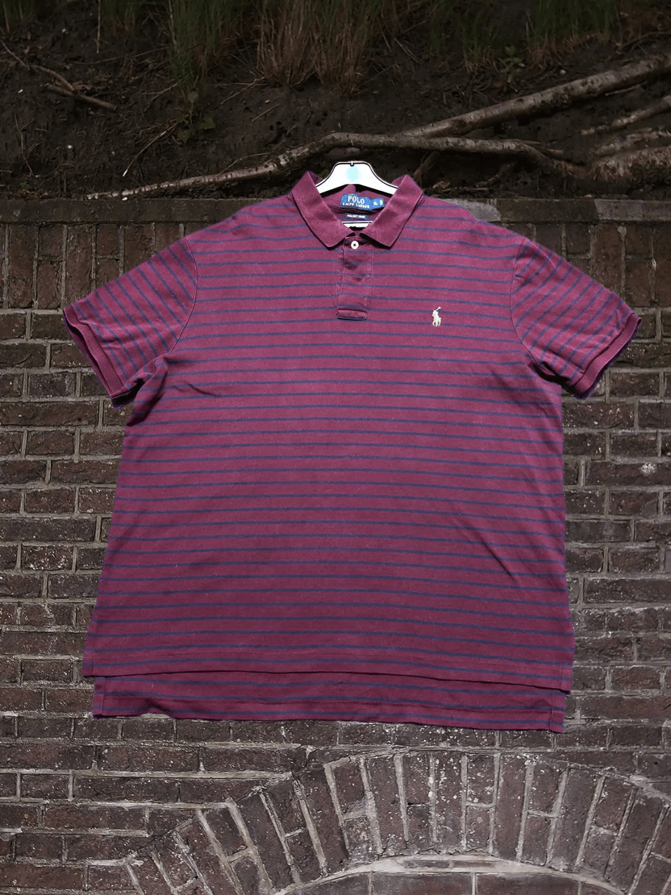 Polo Ralph Lauren Vintage striped T-shirt Polo Ralph Lauren crazy Y2K size XL Size US XL / EU 56 / 4 - 1 Thumbnail
