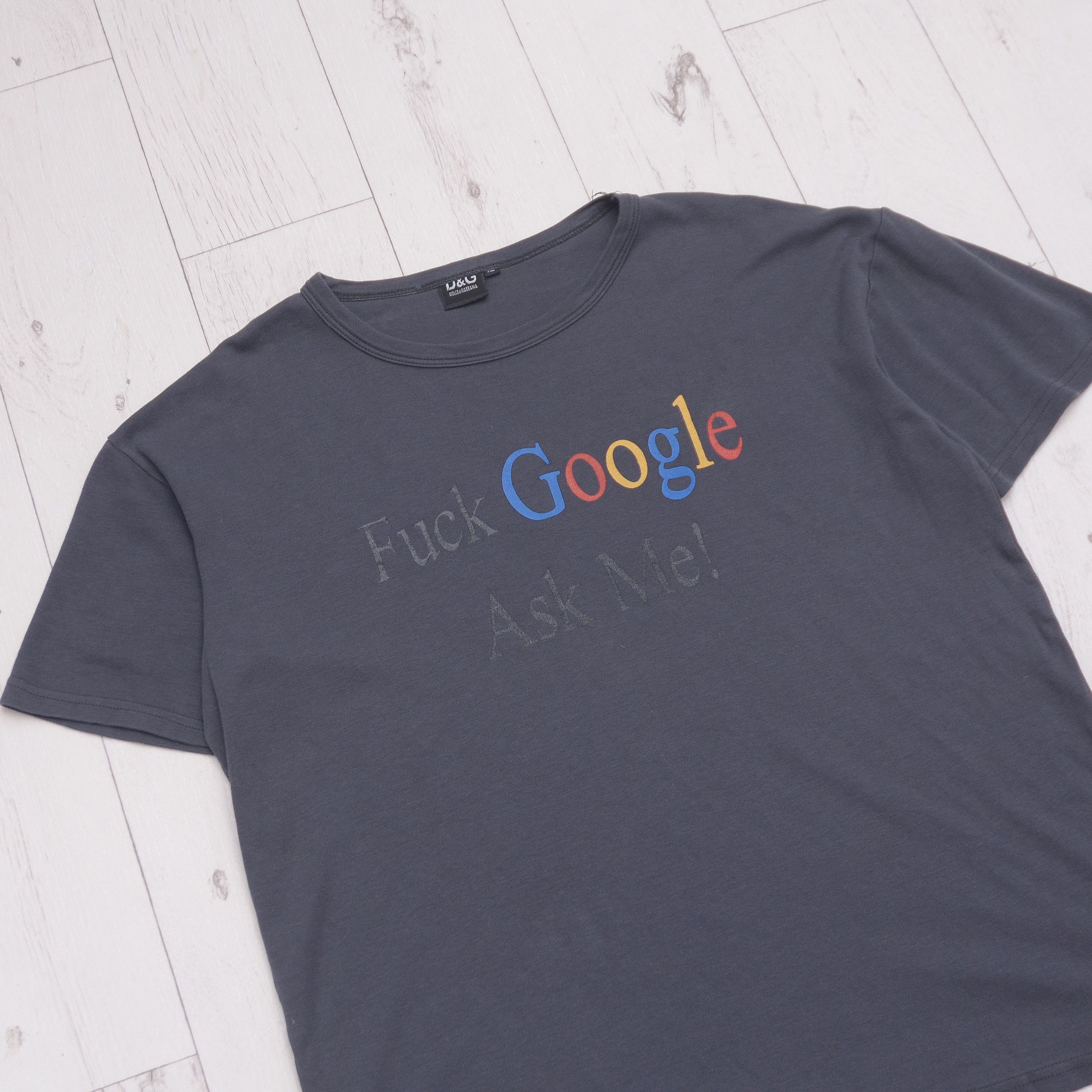 Vintage Fuck google Ask Me Humor Vintage y2k T-shirt Tee Print USA Size US L / EU 52-54 / 3 - 2 Thumbnail