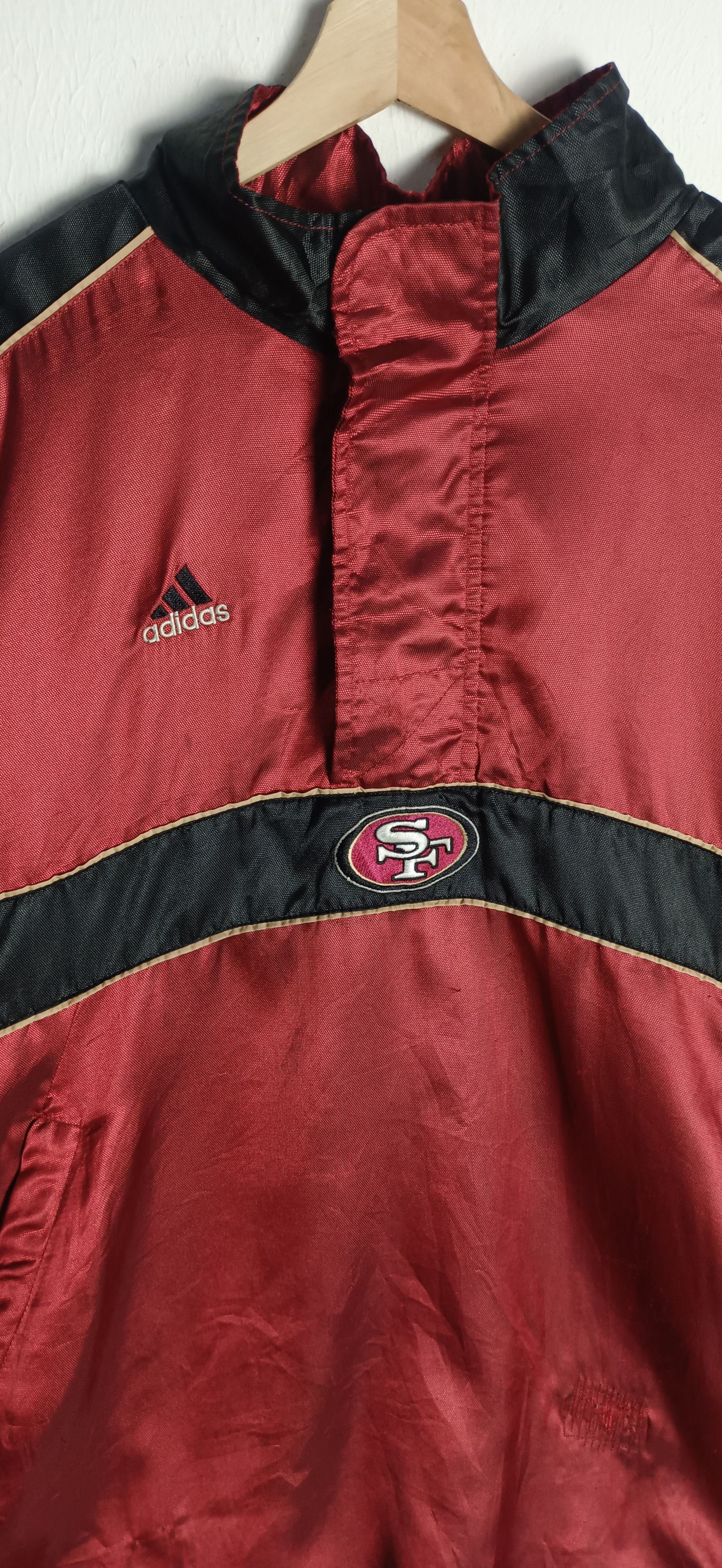 Adidas Vintage 90s💥 Adidas San Francisco NFL Size US XL / EU 56 / 4 - 2 Thumbnail