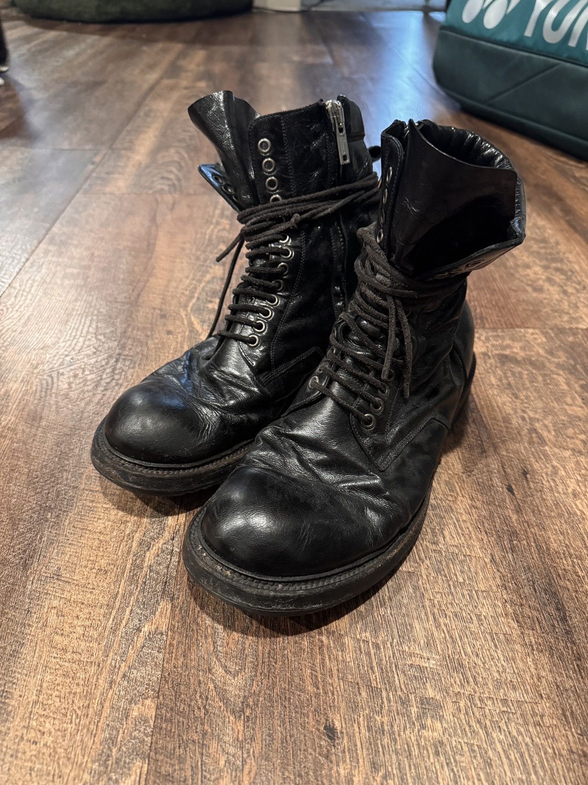 Rick Owens Goodyear Flex Combat Boots