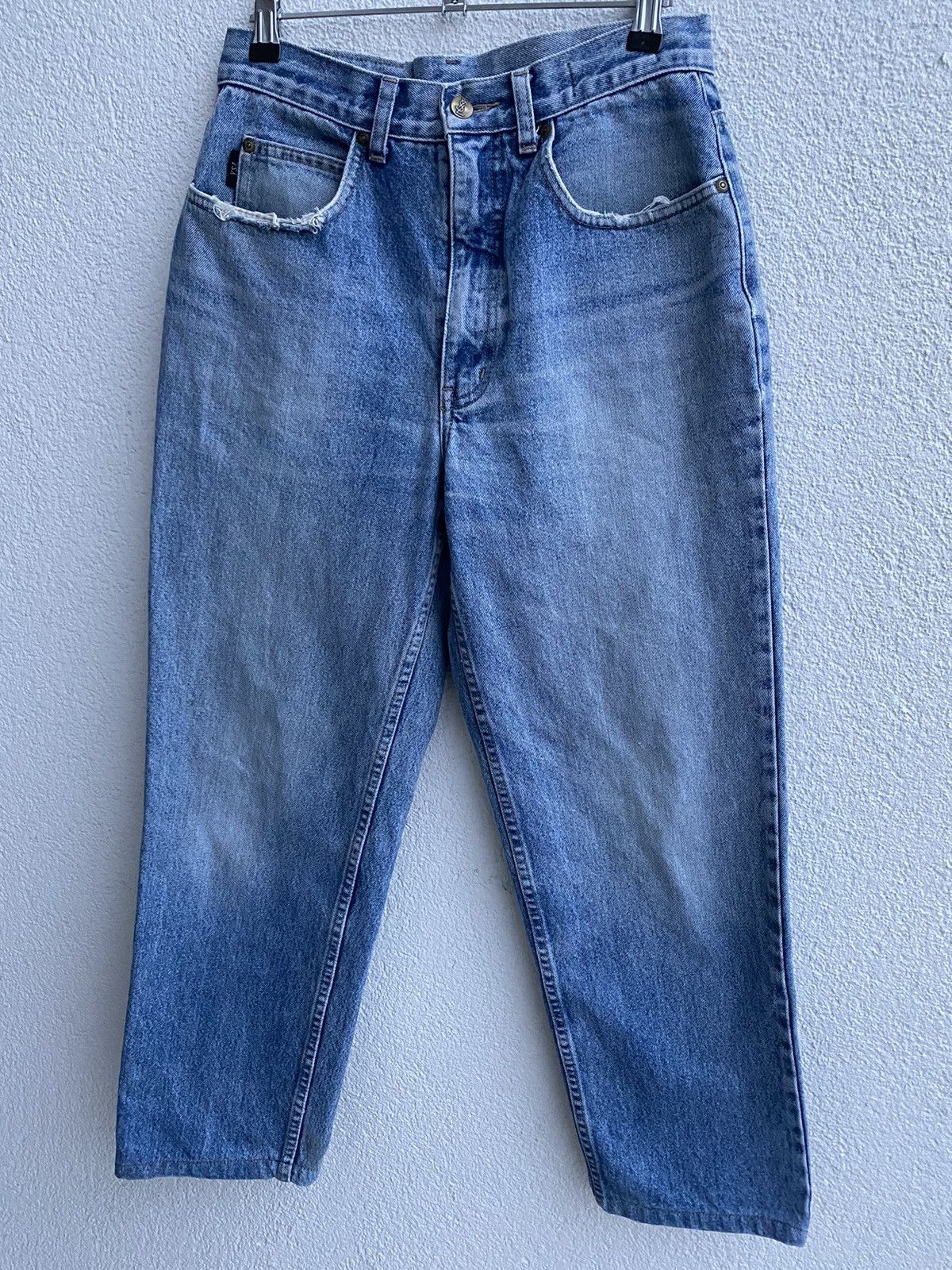 Yves Saint Laurent 28x28 YSL Jeans Denim Pants Cotton Navy Size US 28 / EU 44 - 1 Thumbnail