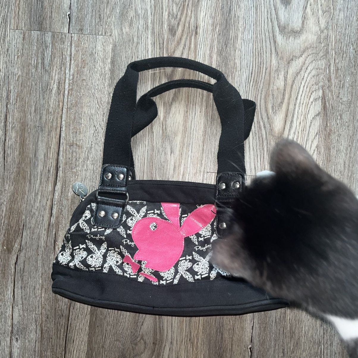 Playboy × Vintage Vintage Y2K Playboy Purse Cat NFS Size ONE SIZE - 1 Thumbnail