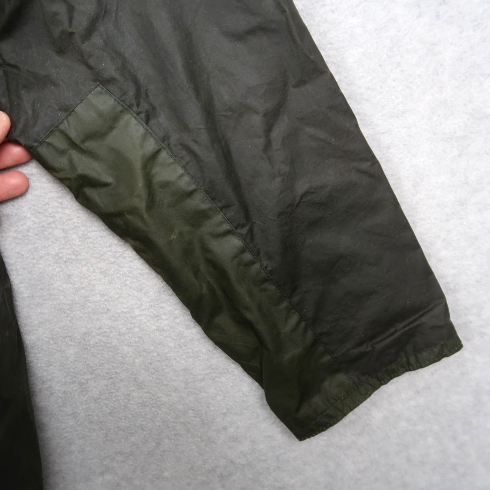 Barbour VINTAGE Barbour Jacket Durham Waxed Lined Green 90s Mens M Mid-Length 107CM/42” Reactive: 90s, Countries, Walking, Overcoat, Casual, Regular, Barbour. Size US M / EU 48-50 / 2 - 6 Thumbnail