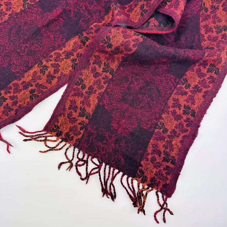 Kenzo KENZO size40*180cm 80s wooly big shawl Size ONE SIZE - 5 Thumbnail