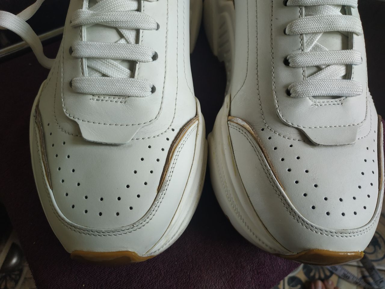 Dolce & Gabbana Dolce & Gabbana Daymaster Womens White Gold Sneakers 7 IT Size US 10 / IT 40 - 22 Thumbnail