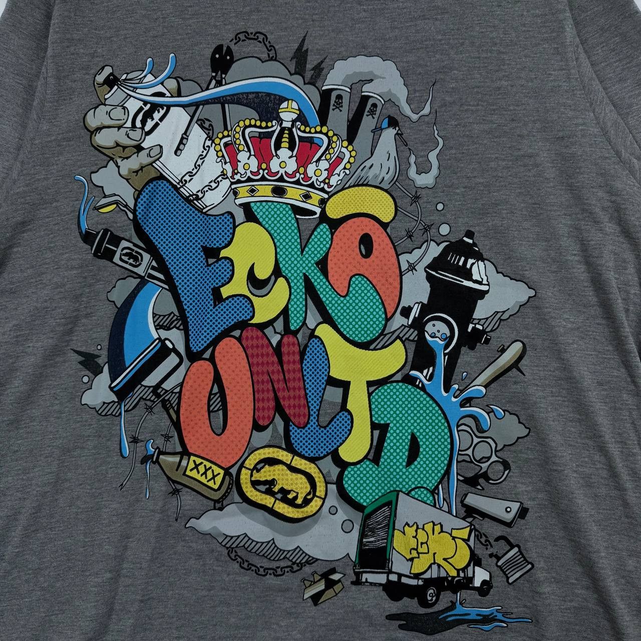Ecko Unltd. Ecko Unltd Graphic T Shirt Big Logo Streetwear Mens Size L Size US L / EU 52-54 / 3 - 3 Thumbnail