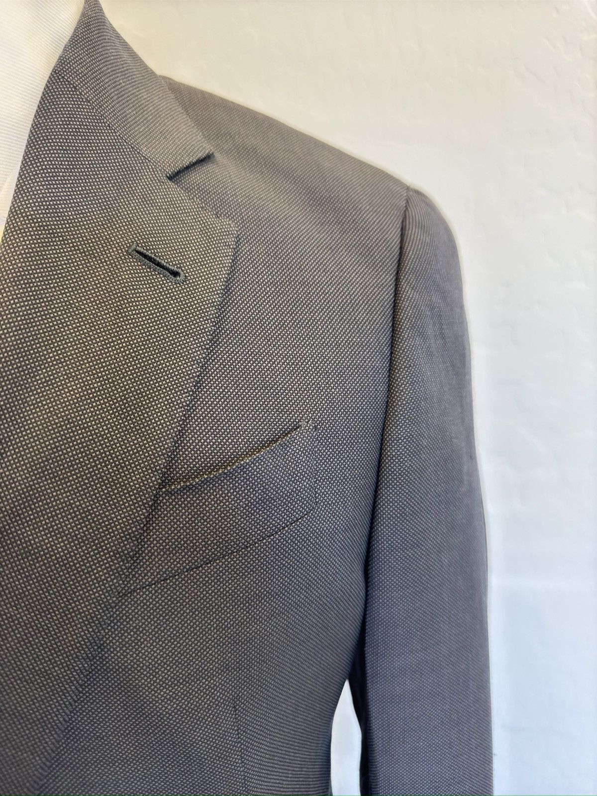 Armani Collezioni ARMANI COLLEZIONI G-Line Trim Fit Wool Blazer Size 40R - 2 Thumbnail