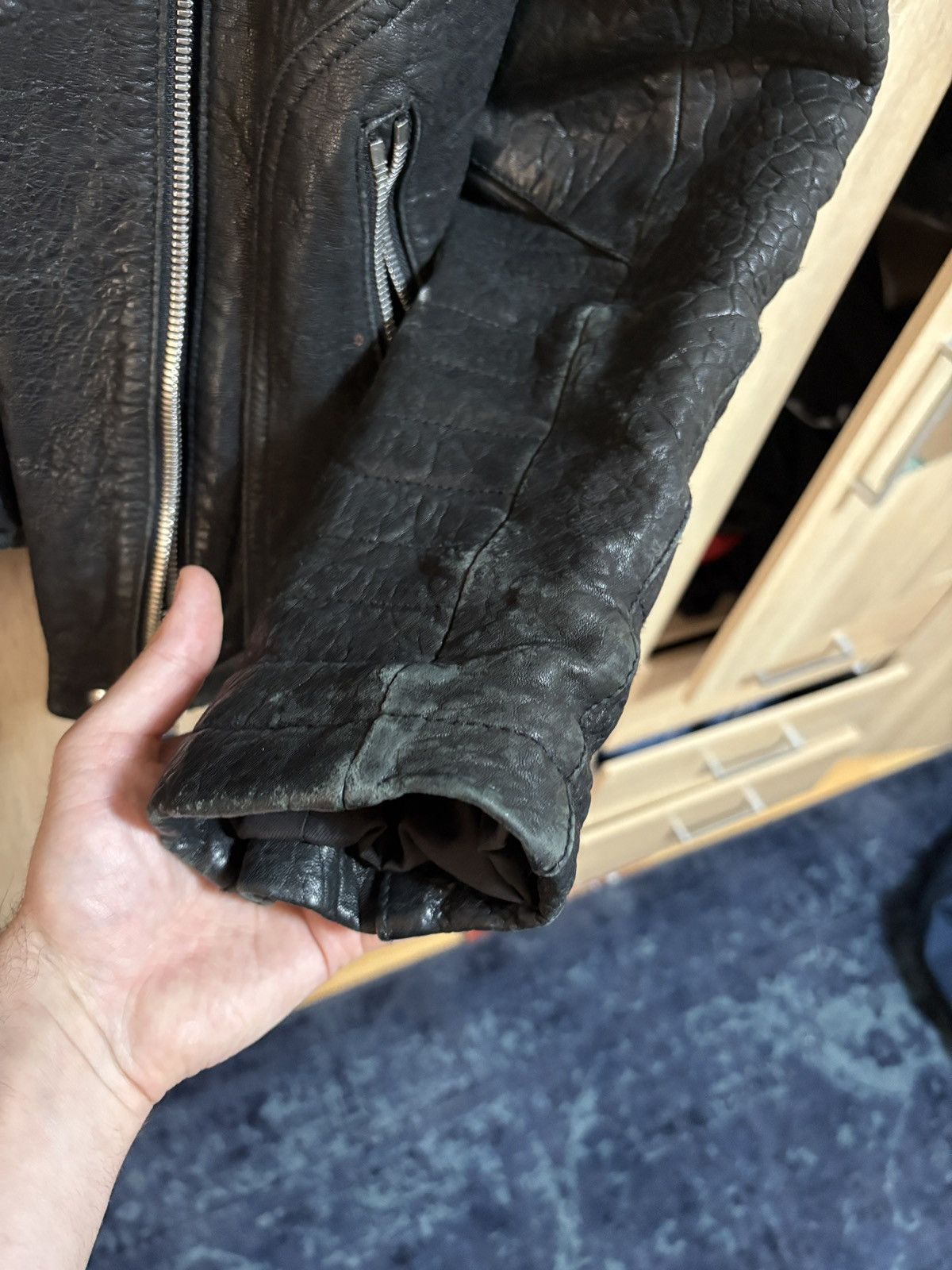 Balmain × H&M Balmain X H&M leather jacket Size US M / EU 48-50 / 2 - 6 Thumbnail