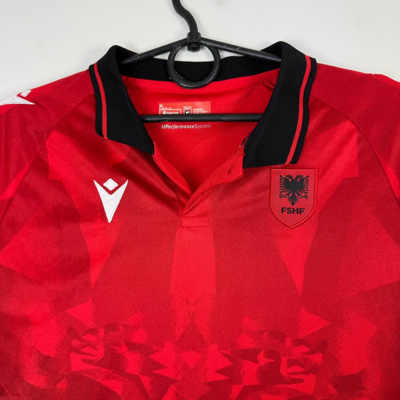 Macron Macron Albania 2023-24 Jersey FSHF Youth Size L (158–163 cm) Size US XXS / EU 40 - 2 Thumbnail