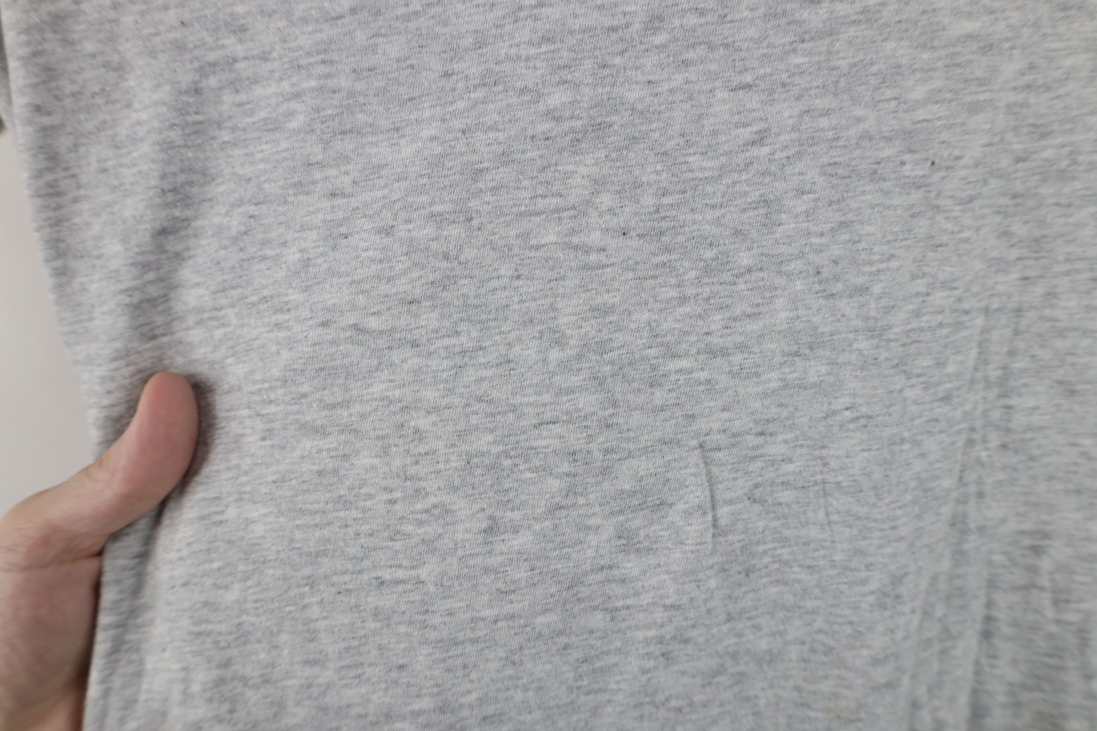 Nike Vintage 90s Y2K Nike Scott Mini Swoosh V-Neck T-Shirt Gray Size M / US 6-8 / IT 42-44 - 5 Thumbnail
