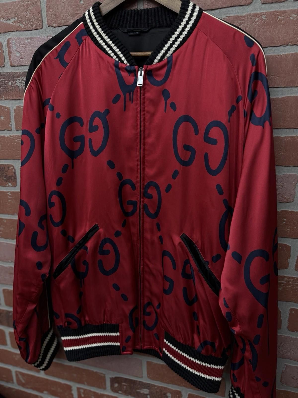 Gucci GUCCI Red Ghost Bomber Jacket “Limited ” Size (52) $2,000 Size US M / EU 48-50 / 2 - 6 Thumbnail