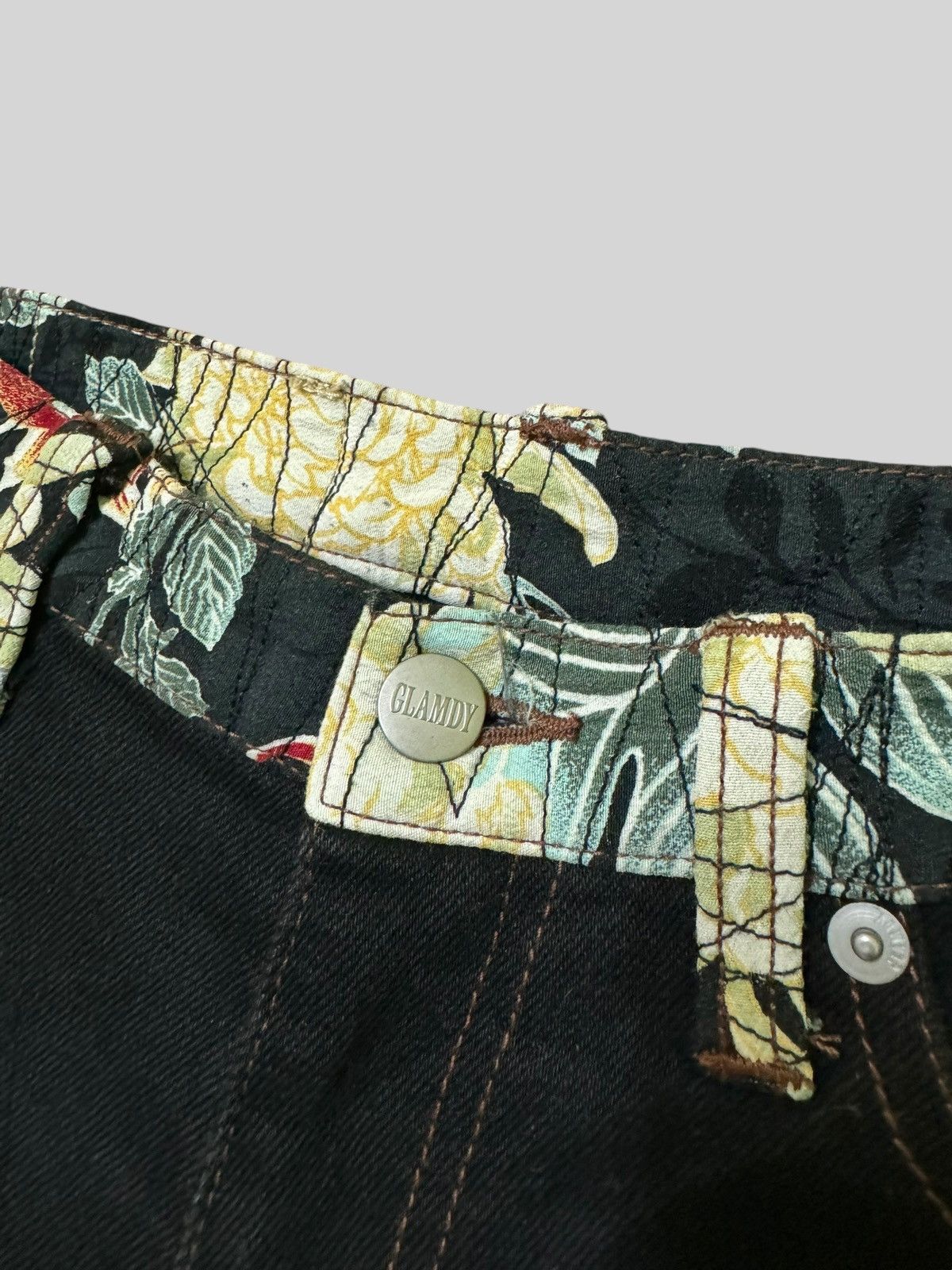 Hysteric Glamour × Japanese Brand Vintage GLAMDY Reconstructed Undercover Style Denim Pant Size US 29 - 7 Thumbnail