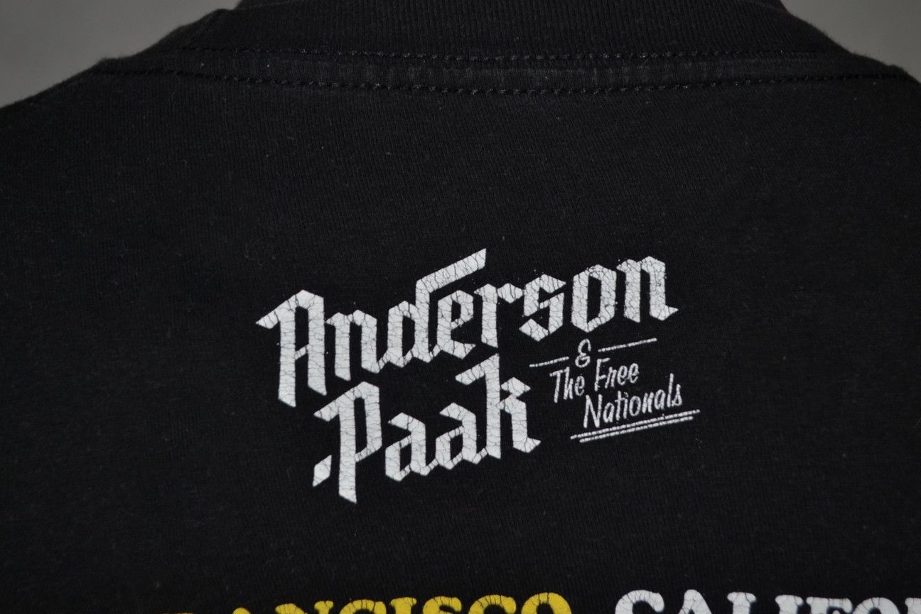 Band Tees × Rap Tees 2019 Anderson Paak Promo Tour Tee Shirt Official Merch Size US L / EU 52-54 / 3 - 3 Thumbnail