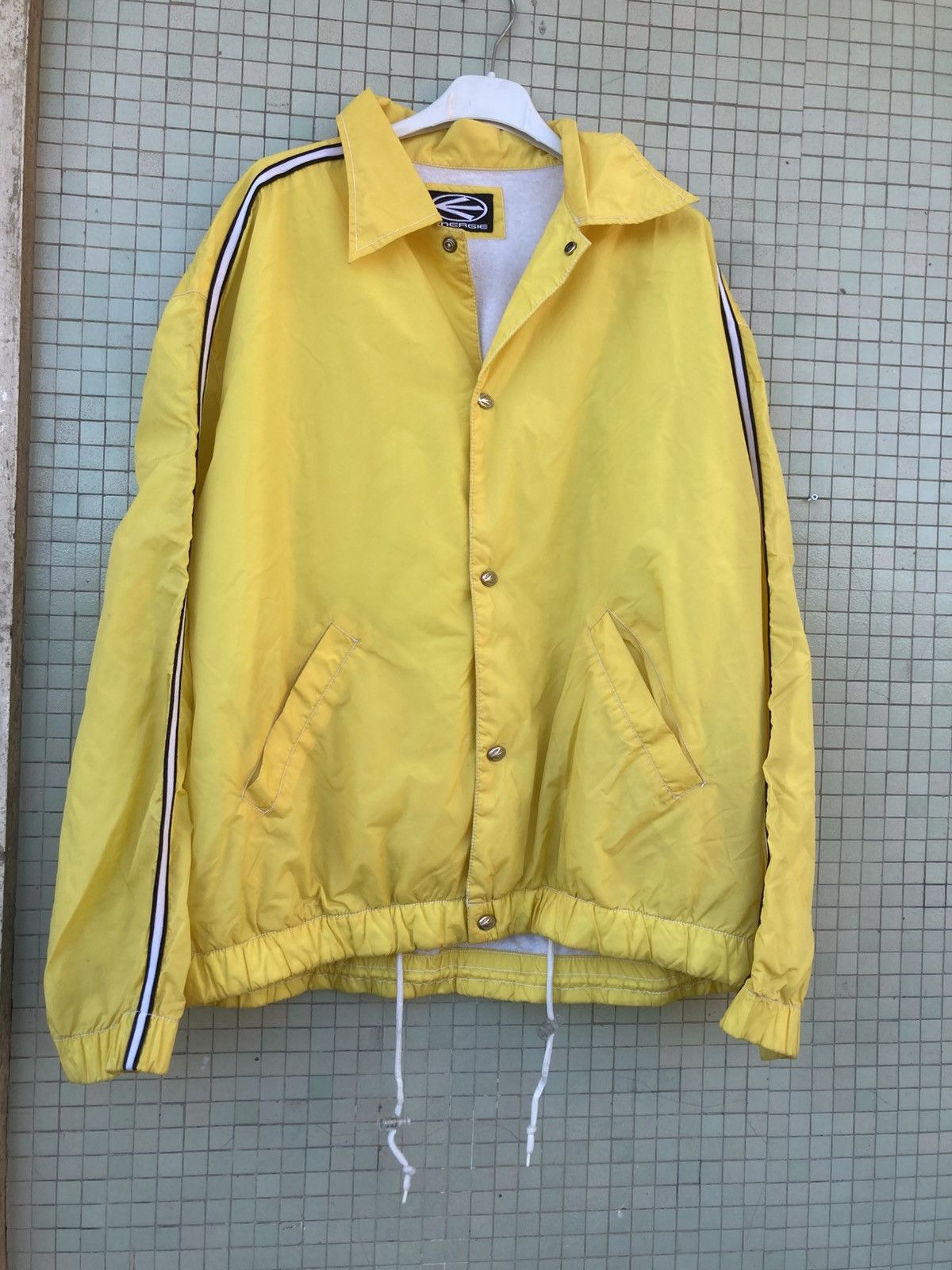 Energie Yellow vintage Energie windbreaker jacket Size US M / EU 48-50 / 2 - 3 Thumbnail
