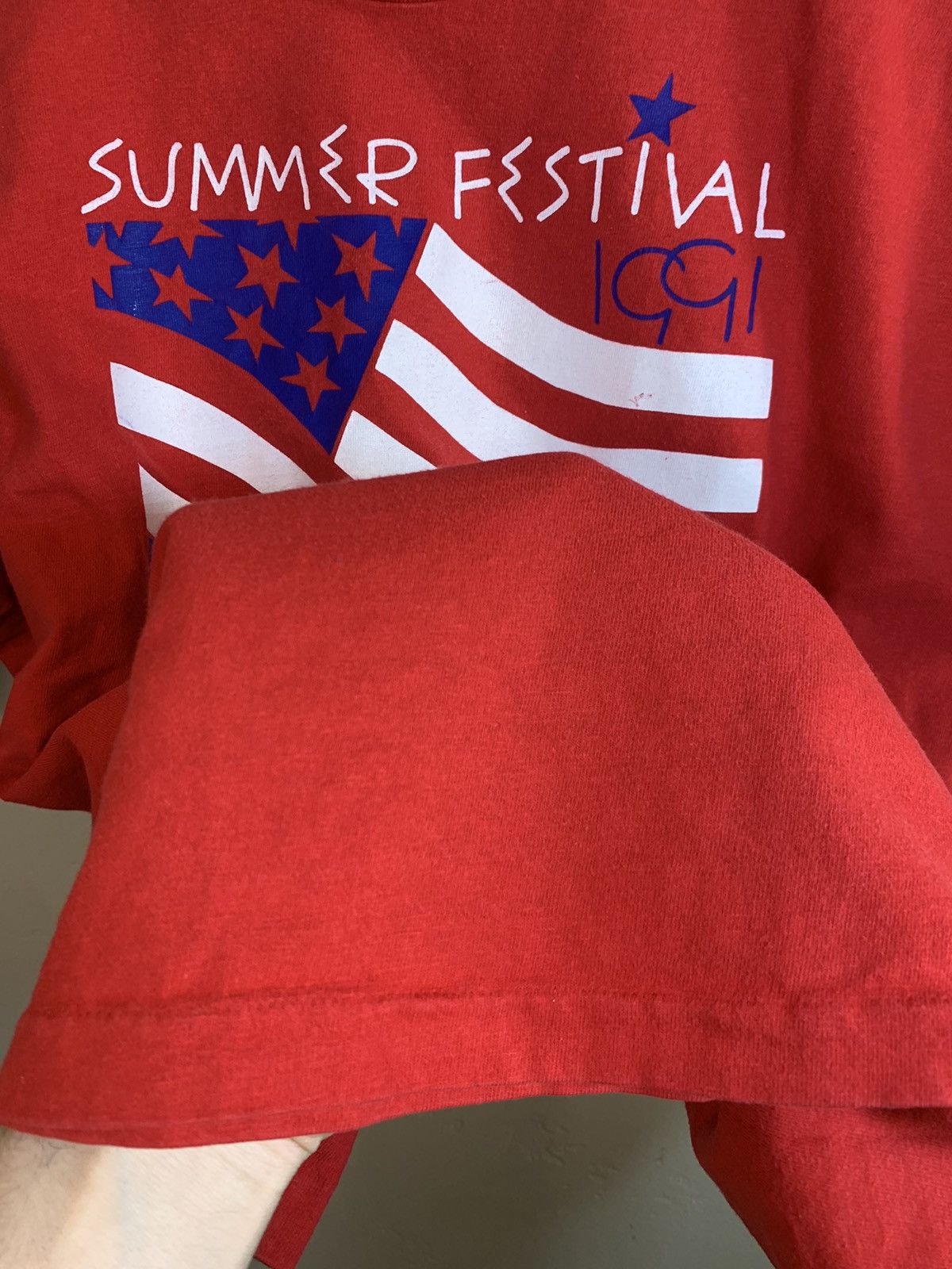 Band Tees × Vintage *RARE* Vintage 1991 Robert Mondavi Summer Festival Art Shirt Size US XL / EU 56 / 4 - 6 Thumbnail