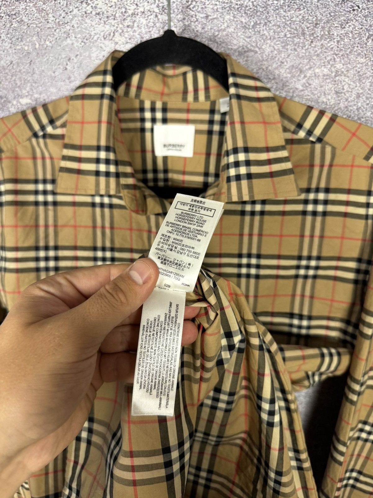 Burberry Burberry London Check Nova Shirt Long Sleeve Small Size US S / EU 44-46 / 1 - 11 Thumbnail
