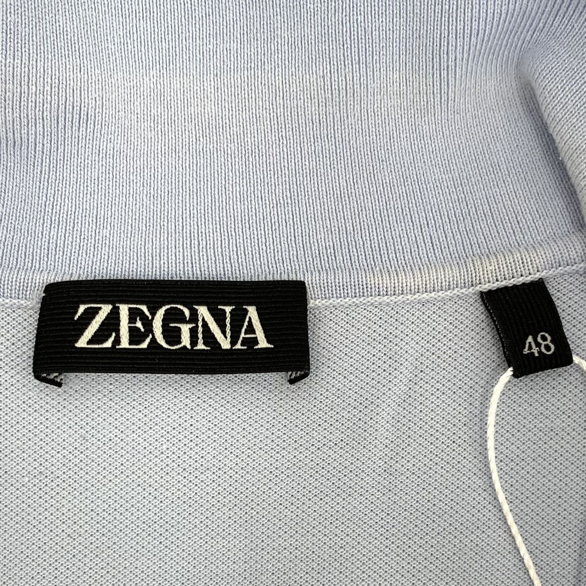 Z Zegna Zegna Cotton Collared Button-Short Sleeve Polo Shirt K26WX Size US M / EU 48-50 / 2 - 5 Thumbnail