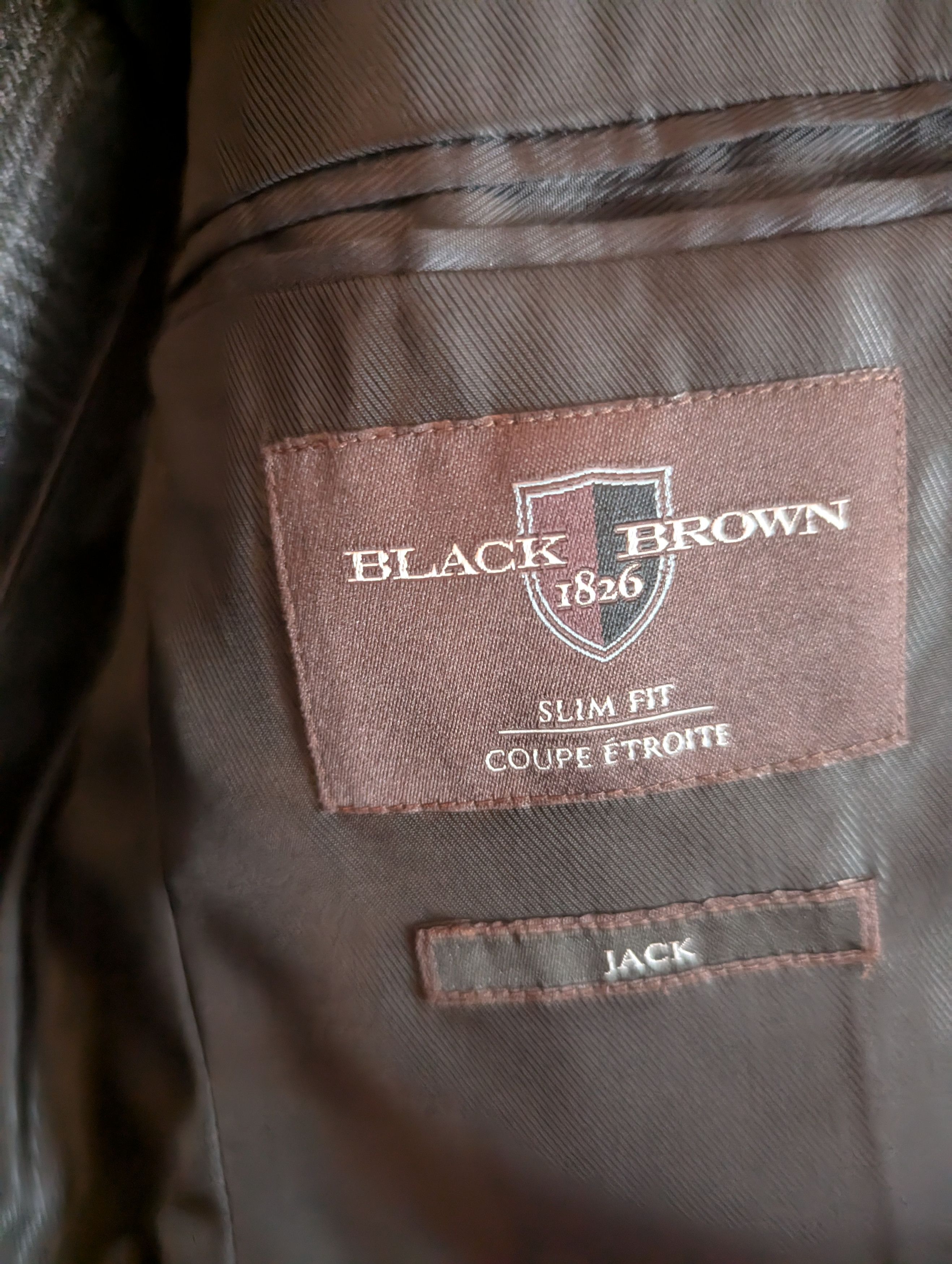 Black Brown 1826 Blazer 38S 'Jack' Size 38S - 3 Thumbnail