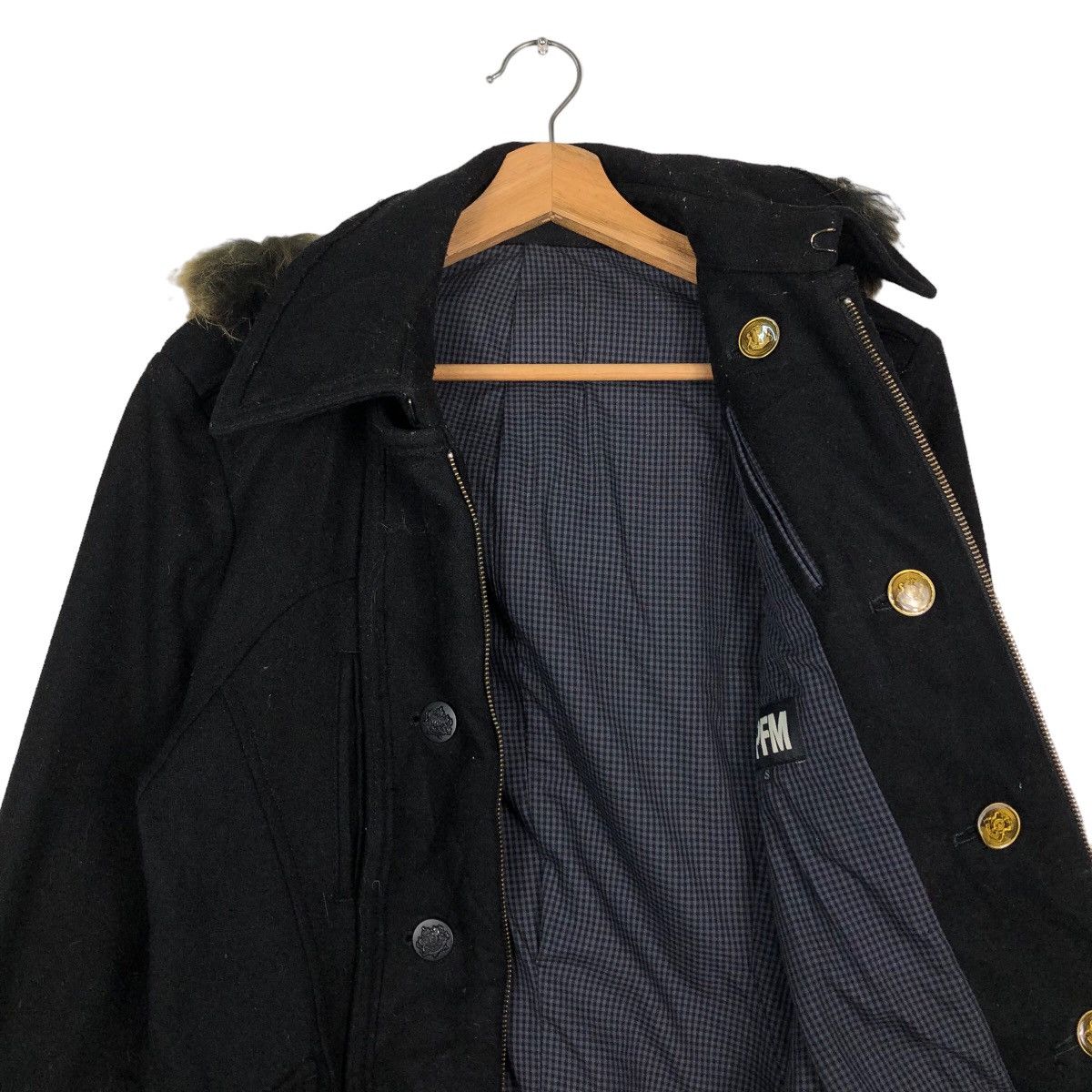 Japanese Brand 🔥BIKER JACKET DOUBLE LAYER PPFM JAPAN MINK FUR HOODIE Size US S / EU 44-46 / 1 - 12 Thumbnail