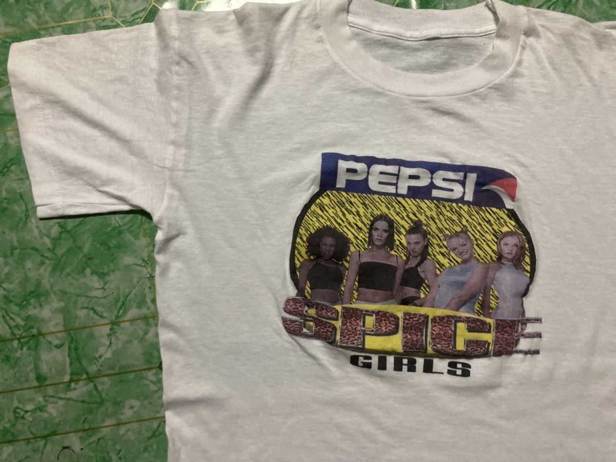 Vintage Vtg T Shirt Bootleg Pepsi x Spice Girl Size US L / EU 52-54 / 3 - 3 Thumbnail