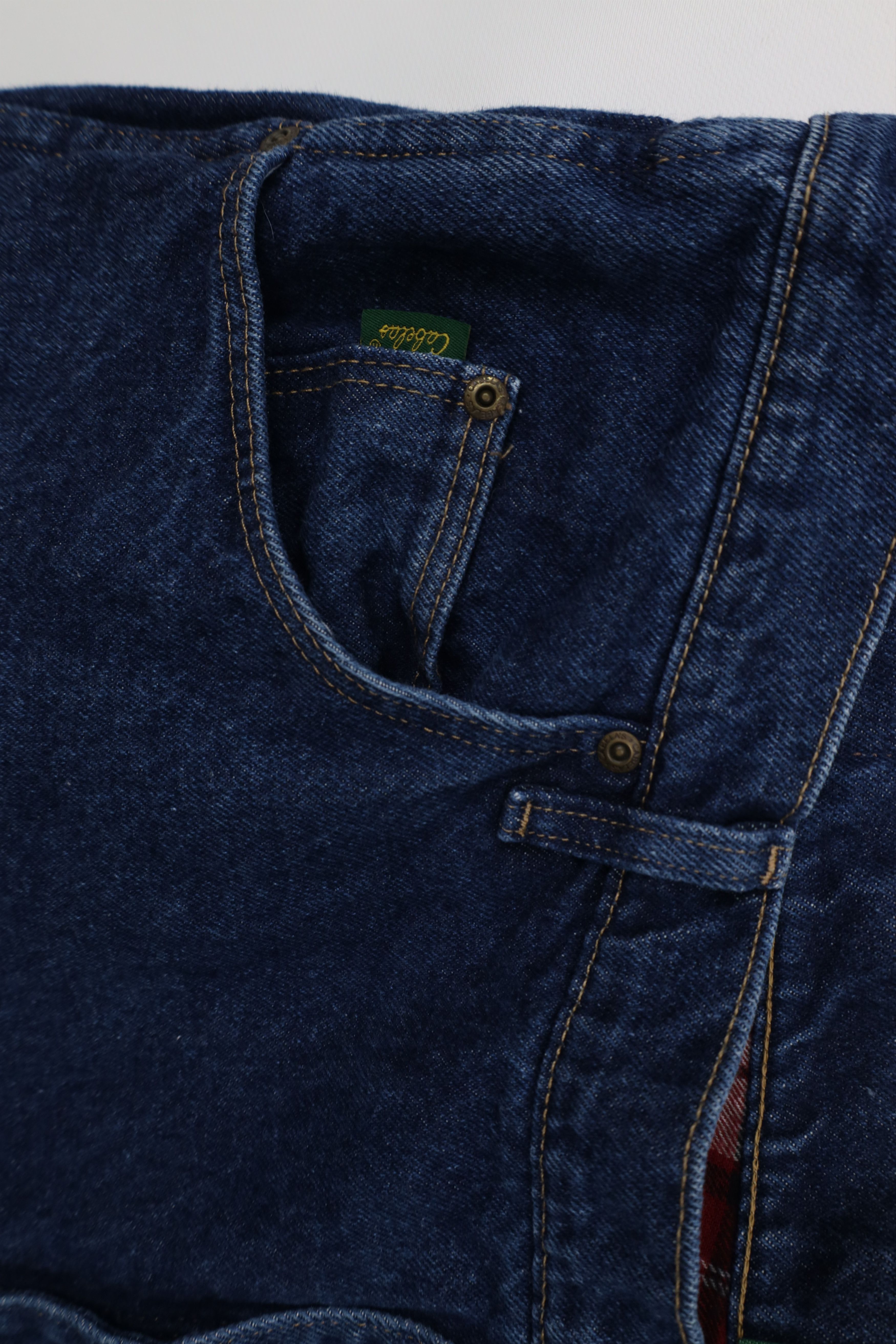 Cabelas Vintage Y2K Cabelas Heavyweight Flannel Lined Wide Leg Jeans Size US 42 / EU 58 - 7 Thumbnail