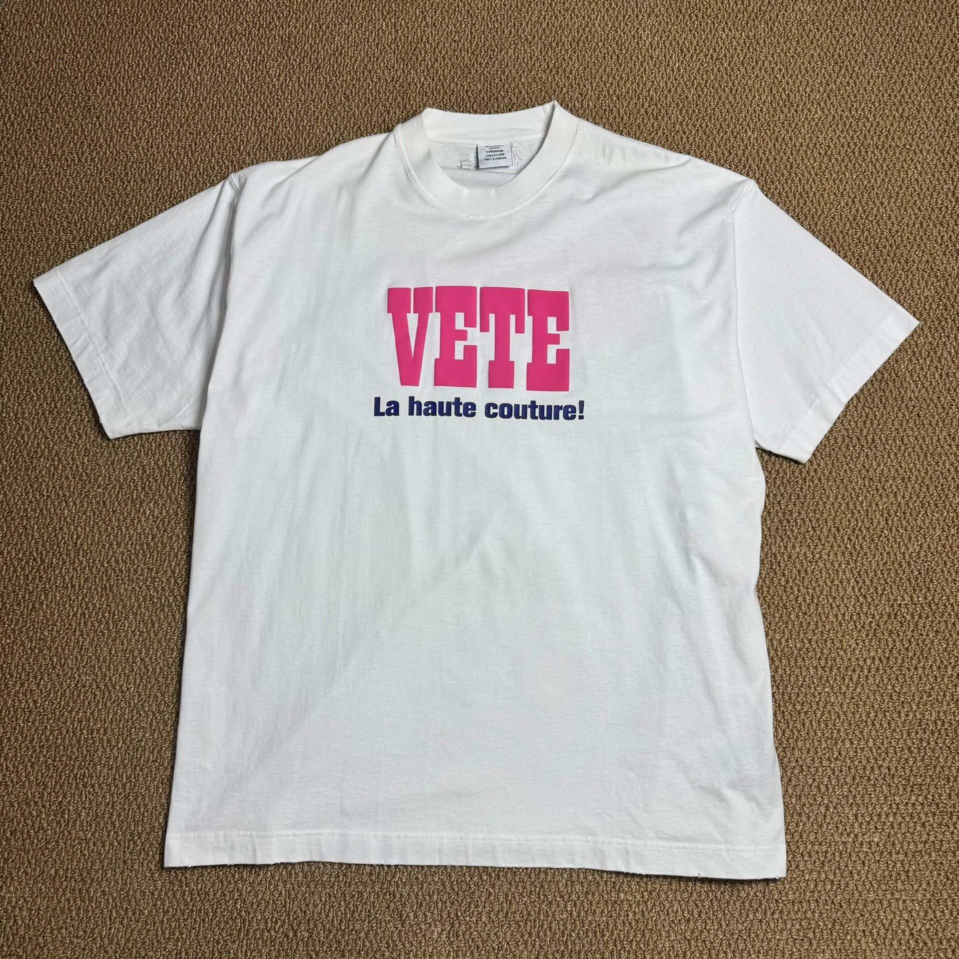 VETEMENTS 2023SS White Short-Sleeve XS