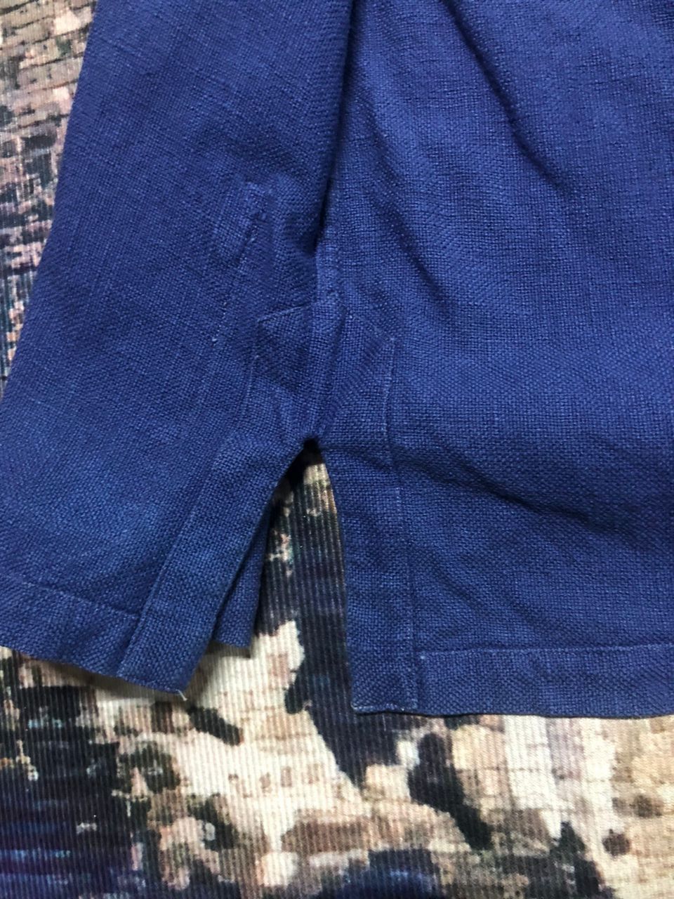 Gucci Vintage 50s/60s Gucci Indigo Casual Shirts Short Sleeve Size US L / EU 52-54 / 3 - 13 Thumbnail