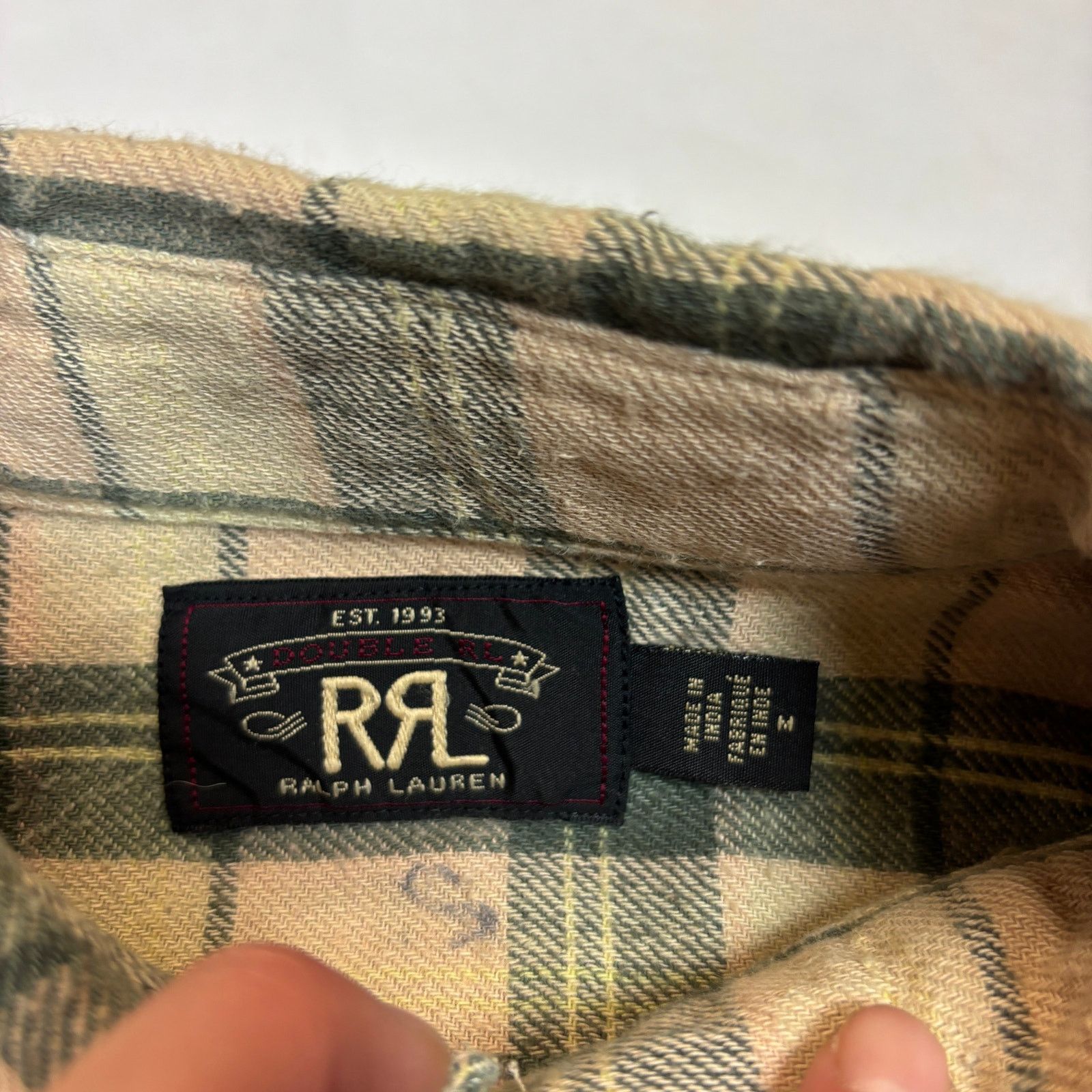 RRL Ralph Lauren RRL Double RL Ralph Lauren Plaid Flannel Shirt Men's Medium Size US M / EU 48-50 / 2 - 4 Thumbnail