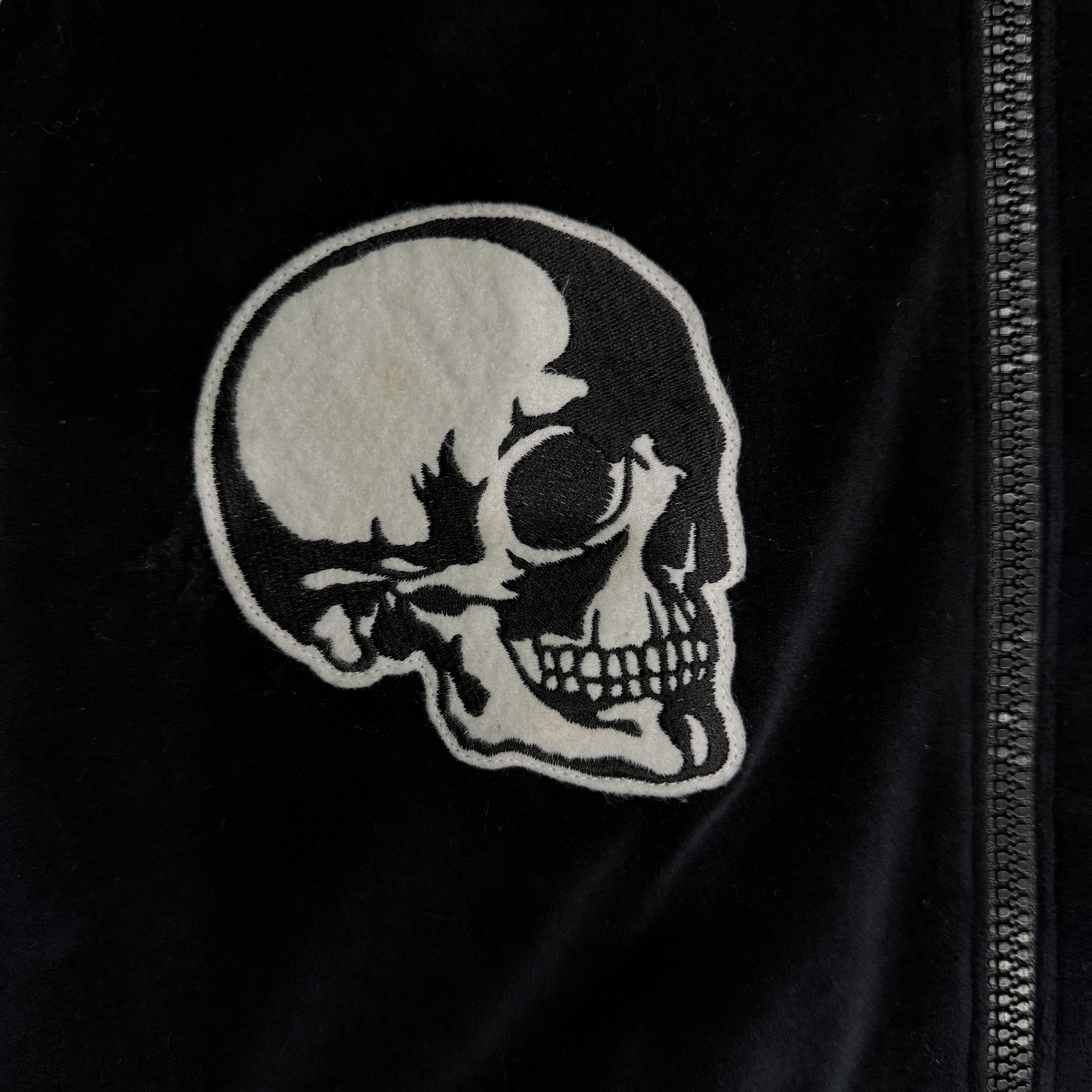 Number (N)ine Number (N)ine SS04 Skull Velour Jacket Size US XL / EU 56 / 4 - 3 Thumbnail