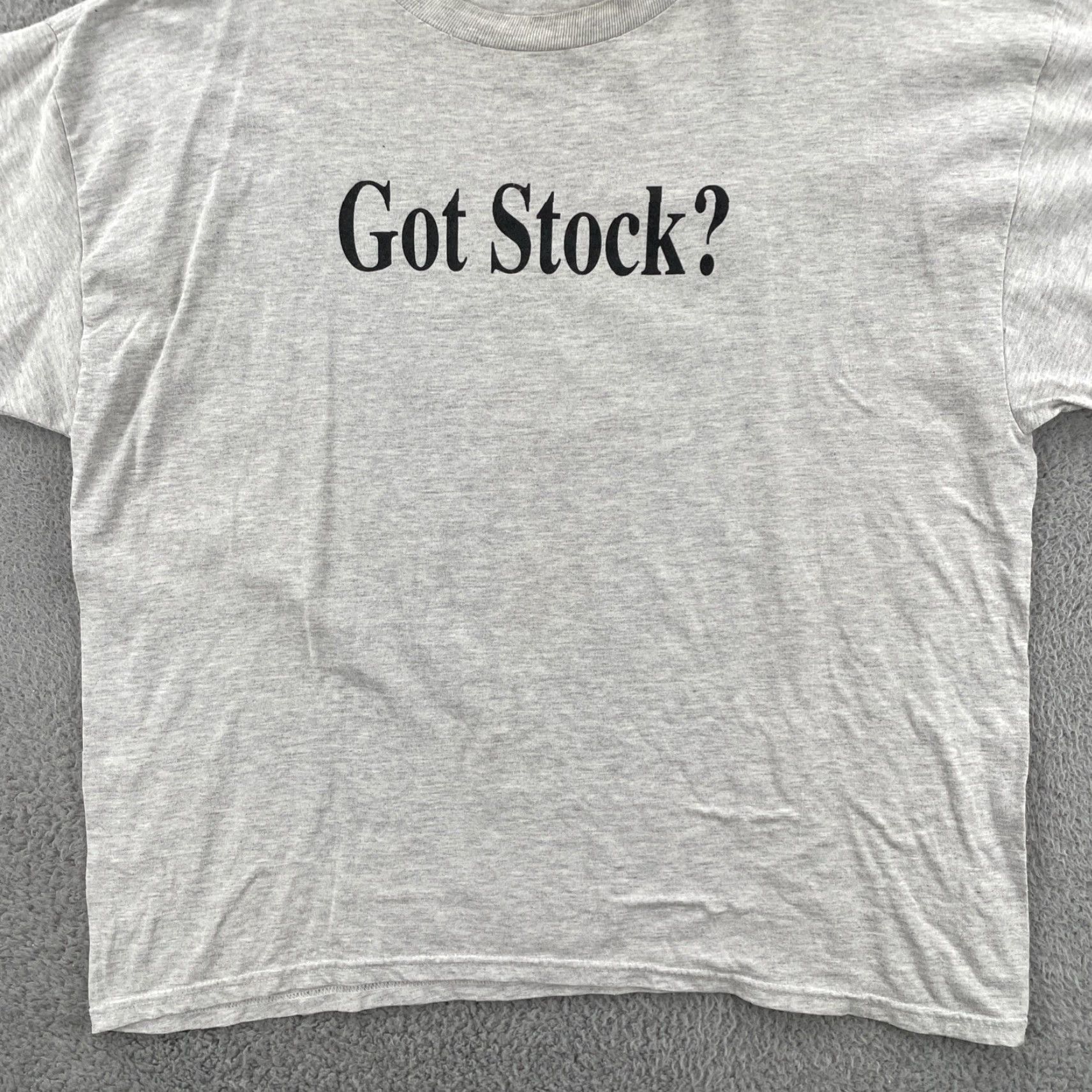 Jerzees VINTAGE Jerzees 2X Gray Shirt Men 90s 2X Crew Neck Short Sleeve T-Shirt Wal Mart Associate Stock Ownership Plan Size US XXL / EU 58 / 5 - 5 Thumbnail