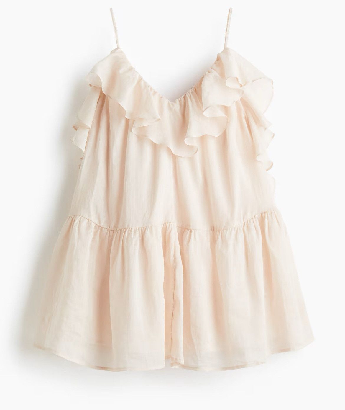 H&M H&M flounced ramie dress Size S / US 4 / IT 40 - 4 Thumbnail