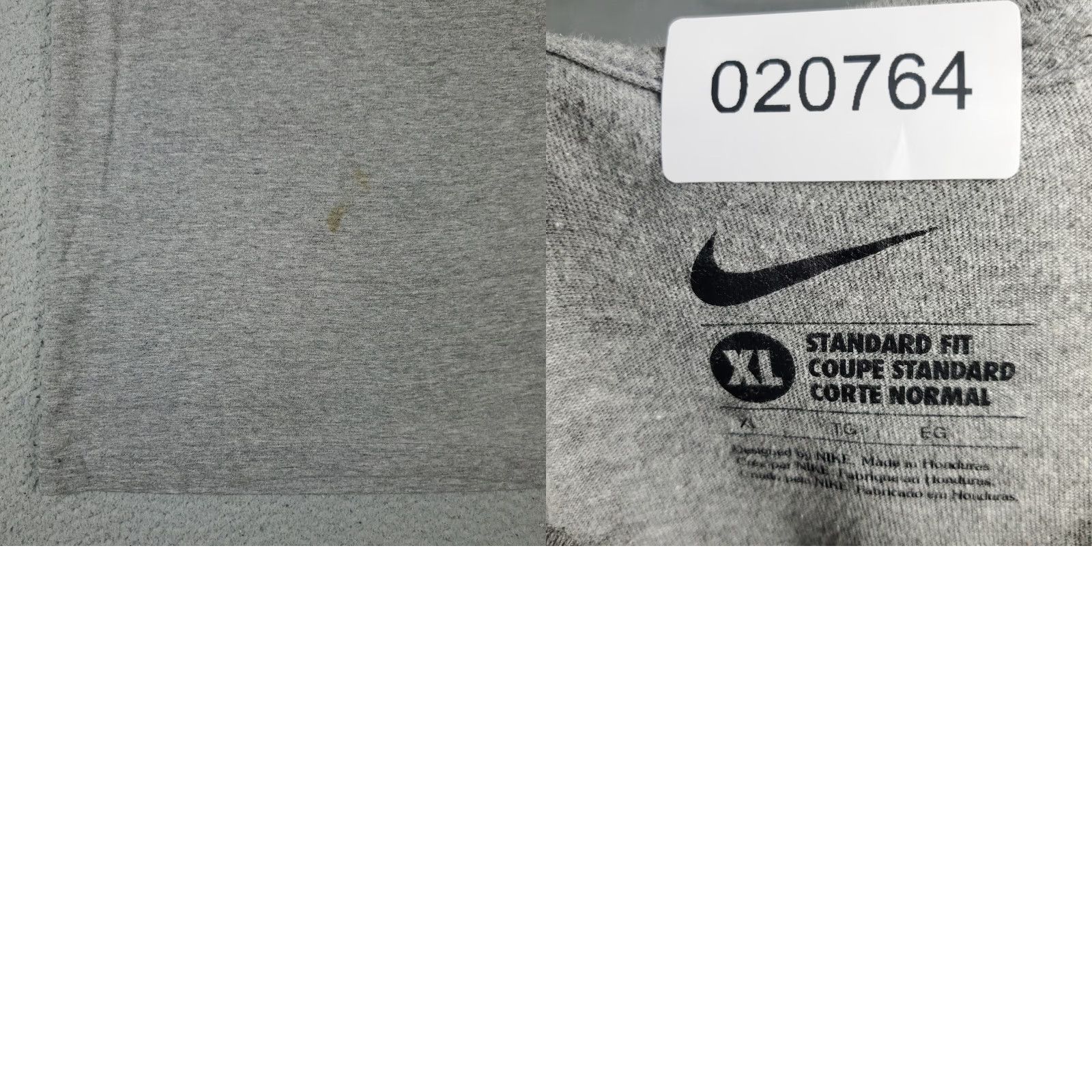 Nike Nike Dri-Fit T-Shirt Mens XL Gray Short Sleeve Casual Logo Sports Size US XL / EU 56 / 4 - 8 Thumbnail