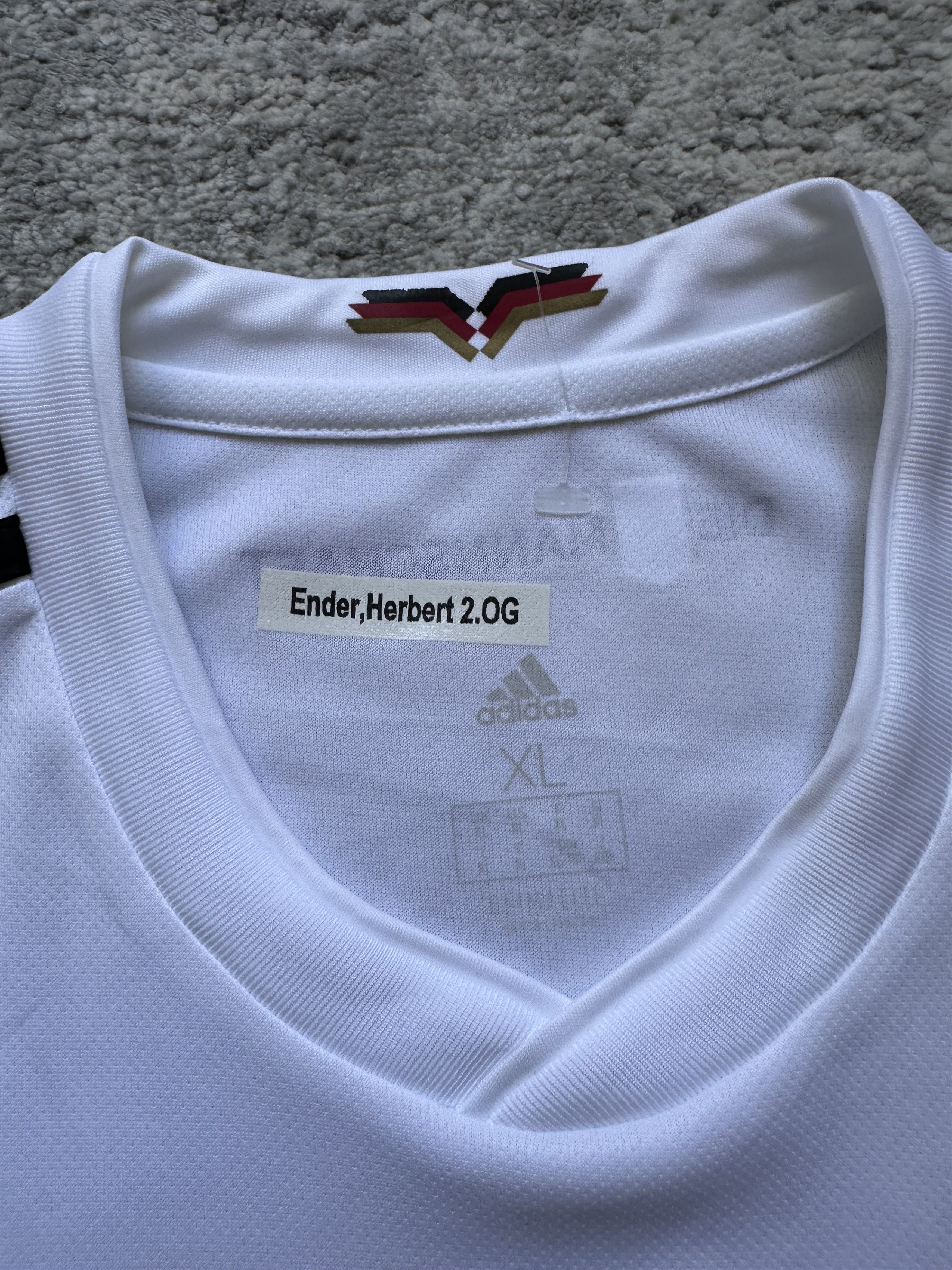 Adidas Germany 2018 Home Jersey Adidas World Champions White Shirt Size US XL / EU 56 / 4 - 5 Thumbnail