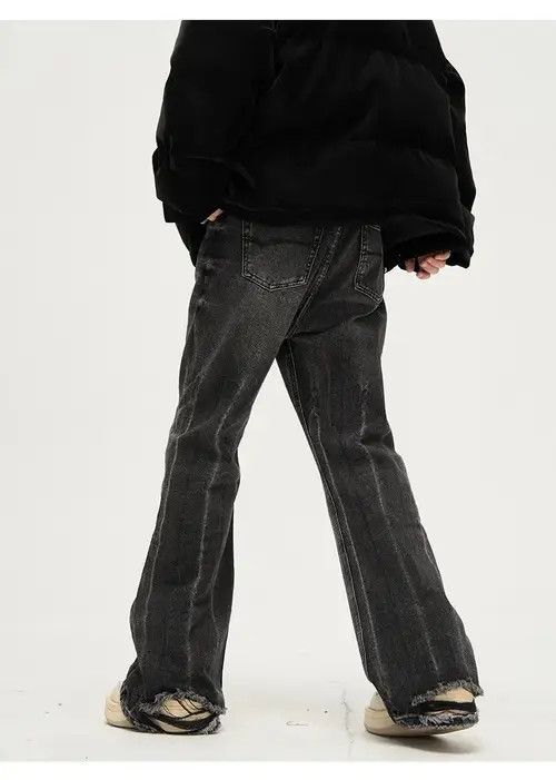 Other Baggy streetwear y2k flared ripped jeans pants wide leg Size US 32 / EU 48 - 6 Thumbnail