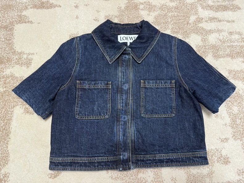 Loewe LOEWE Cowboy denim coat Size XS / US 0-2 / IT 36-38 - 1 Thumbnail
