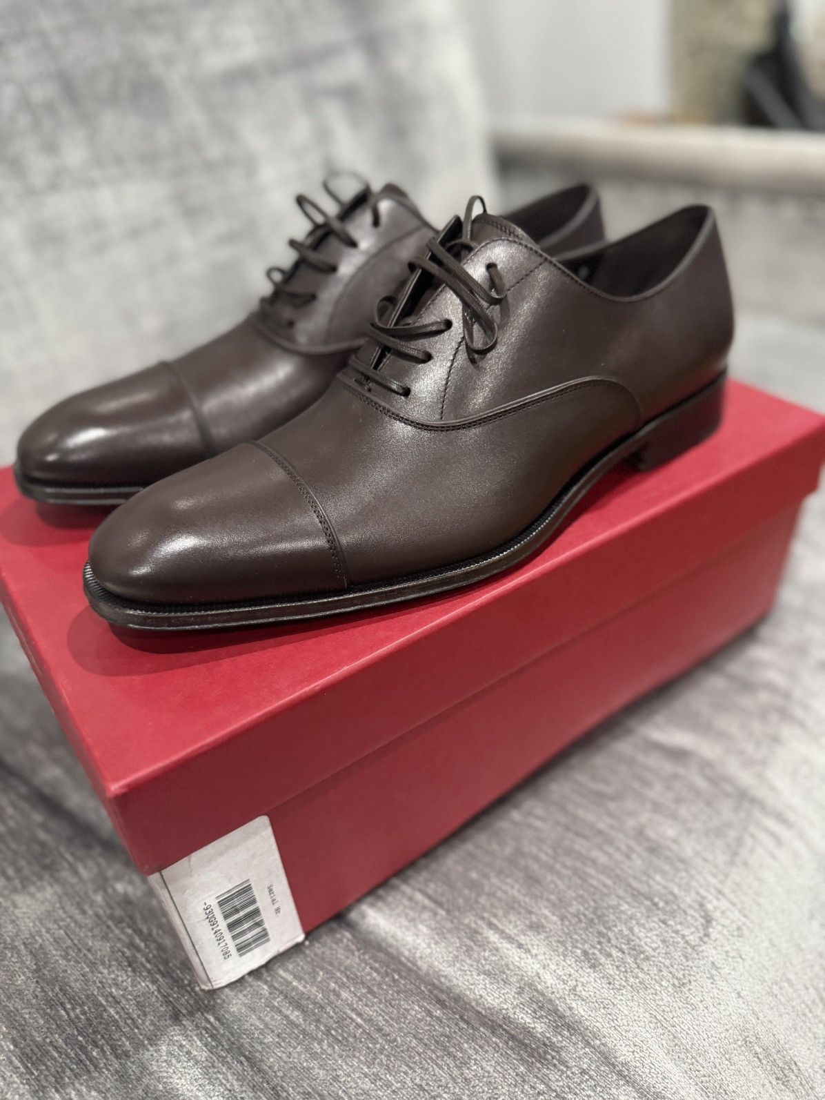Salvatore Ferragamo Salvatore Ferragamo Luce (Auburn Calf) Oxford sz. 8.5D Size US 8.5 / EU 41-42 - 1 Thumbnail