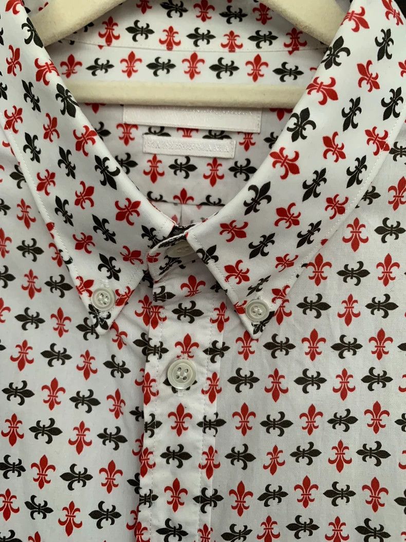 Alexander McQueen ALEXANDER MCQUEEN Short Sleeve Shirt Size 50- DMC Size US L / EU 52-54 / 3 - 1 Thumbnail