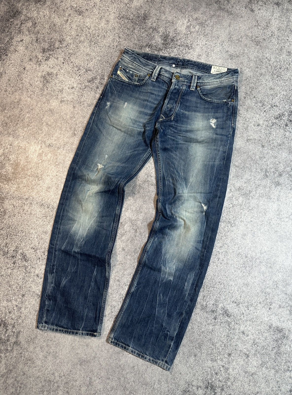 Y2K Vintage Diesel Larkee Jeans Denim Streetwear Style USA S