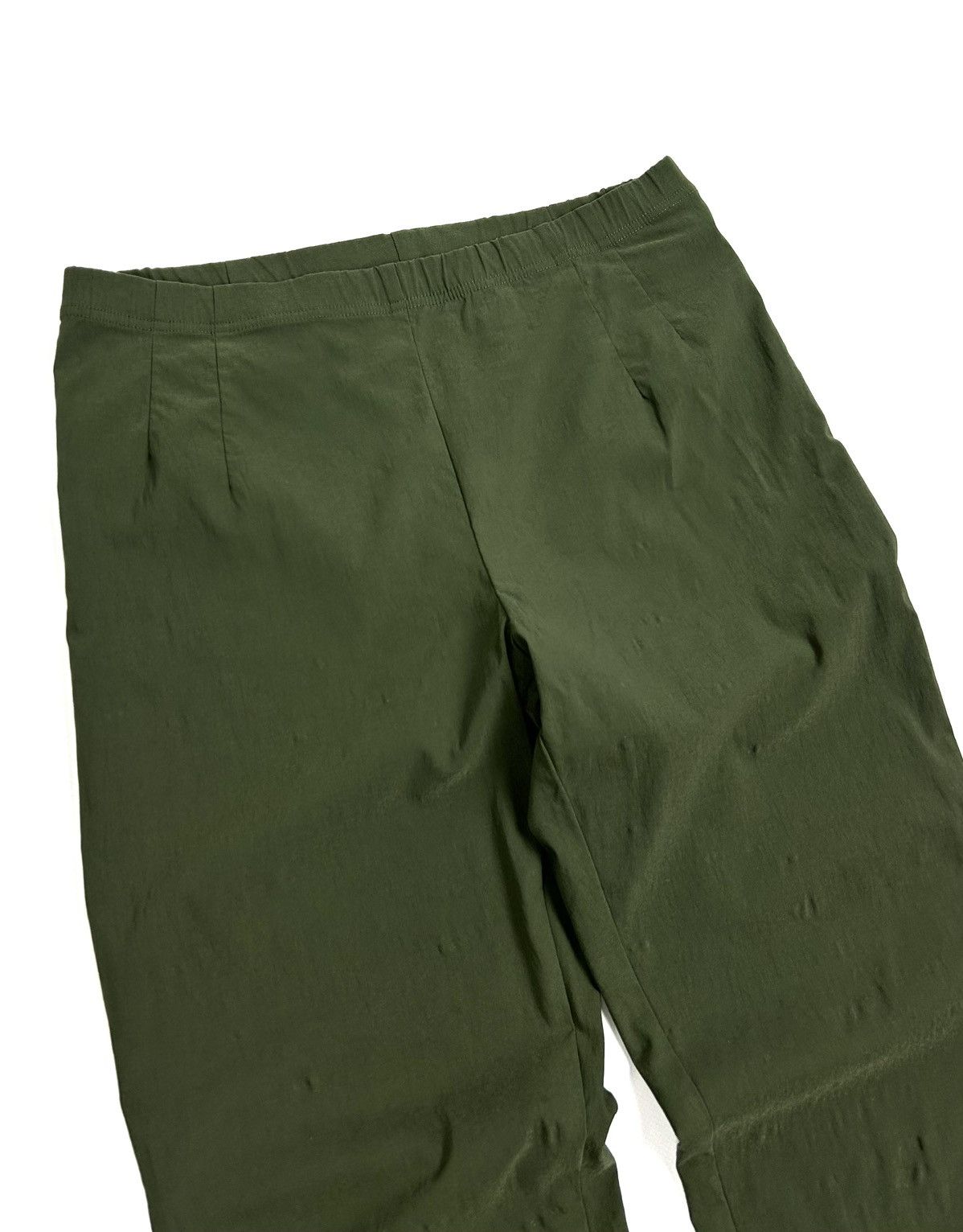 Rundholz Rundholz Avantgarde Olive Elastic Pants Green Leggings S Size 27" / US 4 / IT 40 - 6 Thumbnail