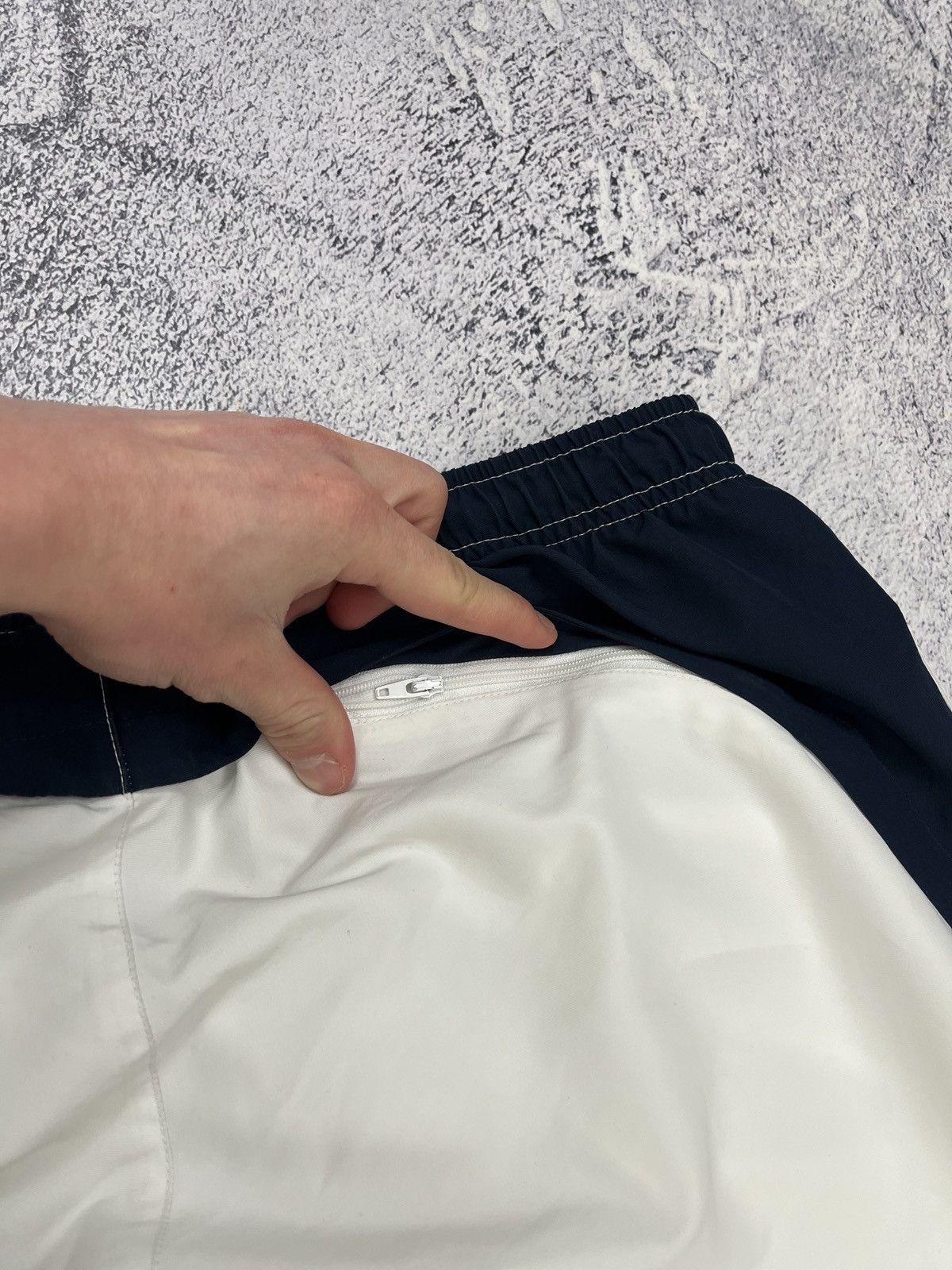 Lacoste × Vintage Vintage Lacoste White Nylon Track Pants Y2K Drill Style Rare Size US 38 / EU 54 - 23 Thumbnail