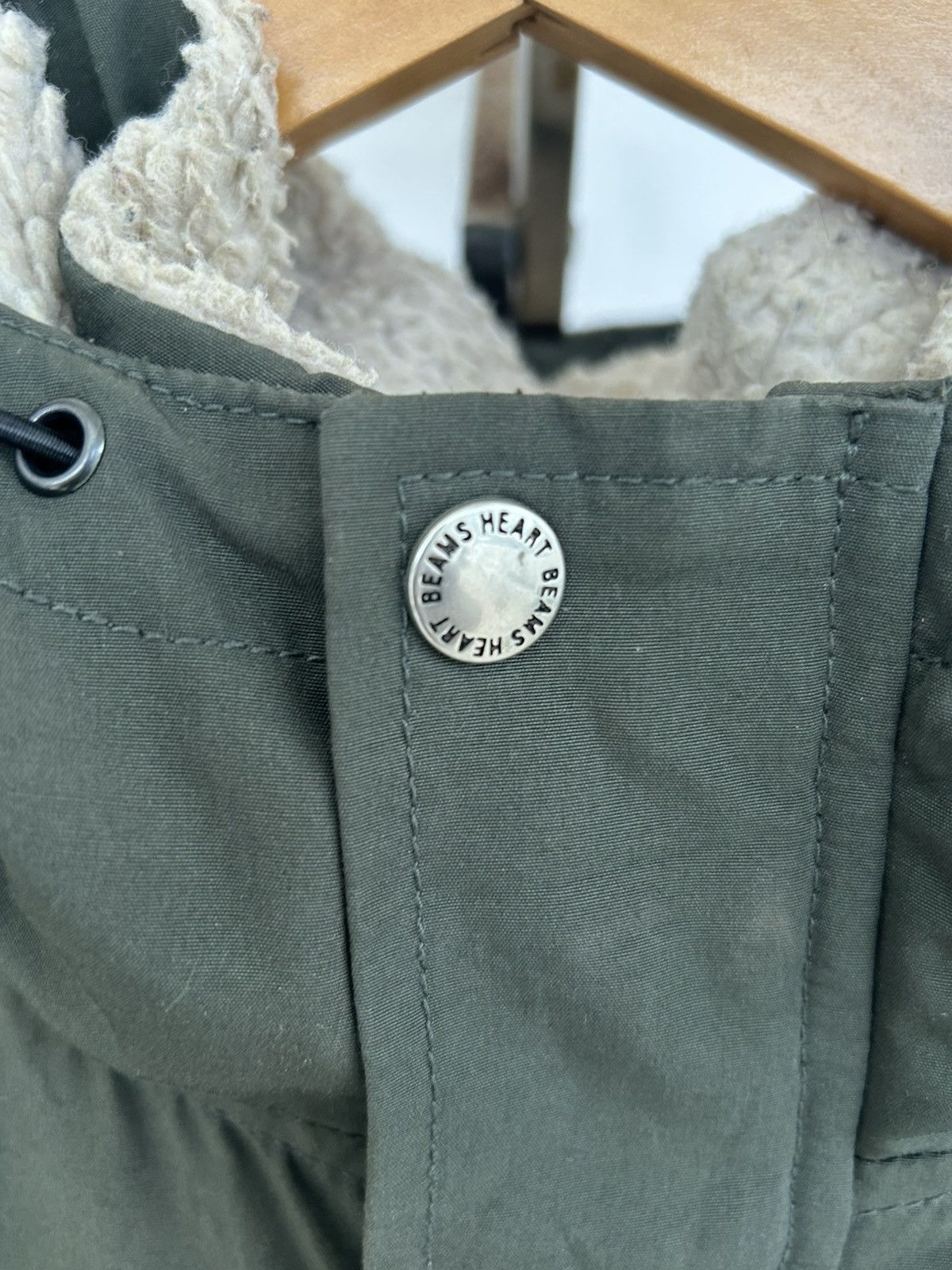 Beams Japan Beams Winter Coat Wool Green Vintage Size US L / EU 52-54 / 3 - 3 Thumbnail
