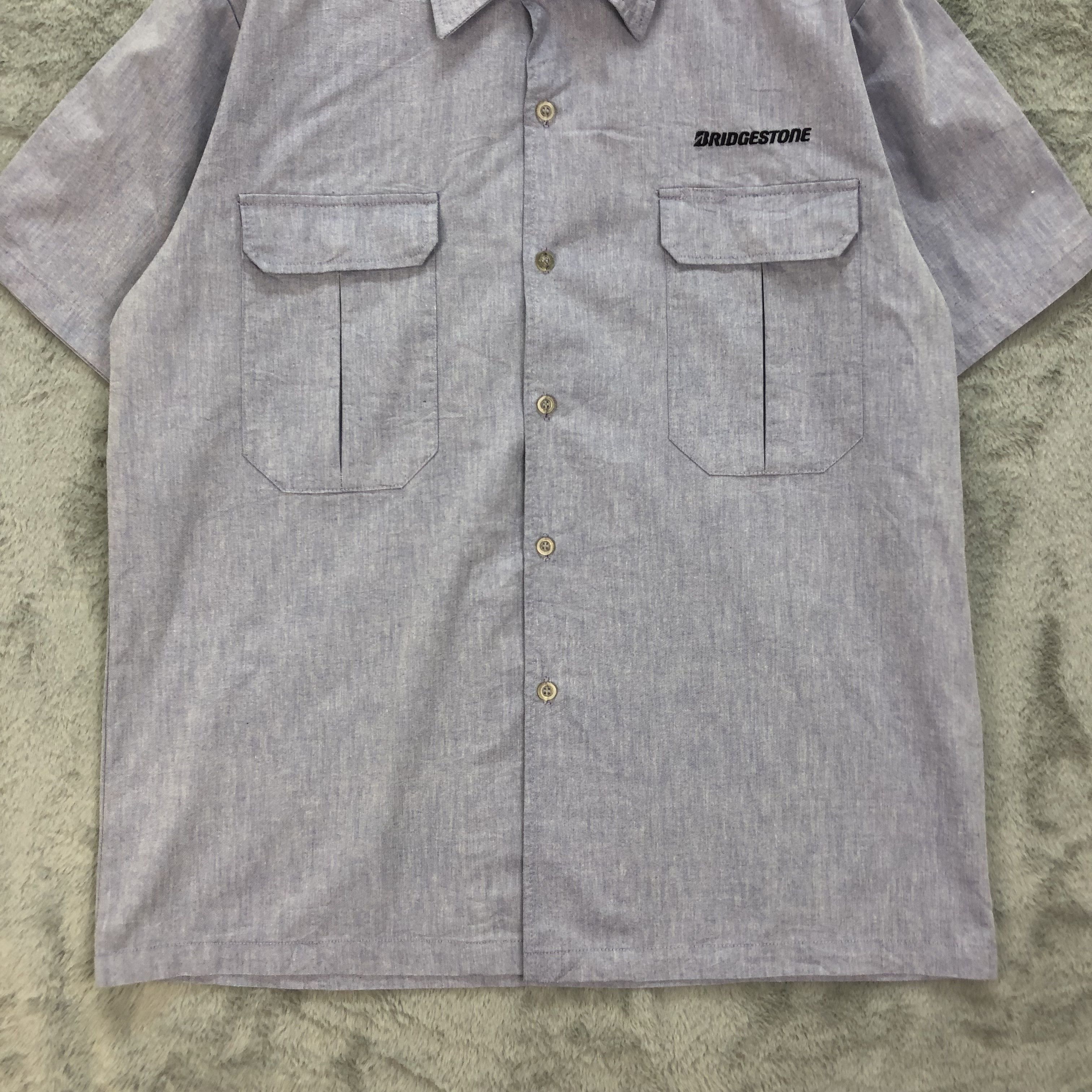 Sports Specialties BRIDGESTONE BUTTON UP SHIRTS #4746-167 Size US L / EU 52-54 / 3 - 4 Thumbnail