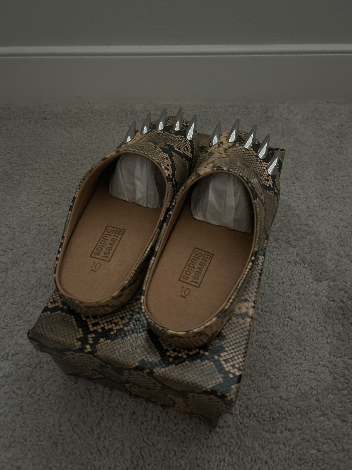 Bravest Studios Bravest Studios Snake Skin Mules Size US 10 / EU 43 - 3 Thumbnail