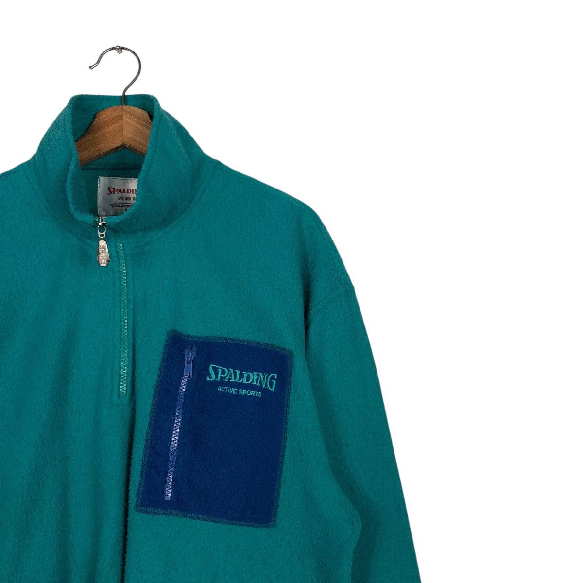 Japanese Brand × Vintage Vintage Half Zipper Sweatshirt Collar Spalding Issey Miyake Size US M / EU 48-50 / 2 - 7 Thumbnail