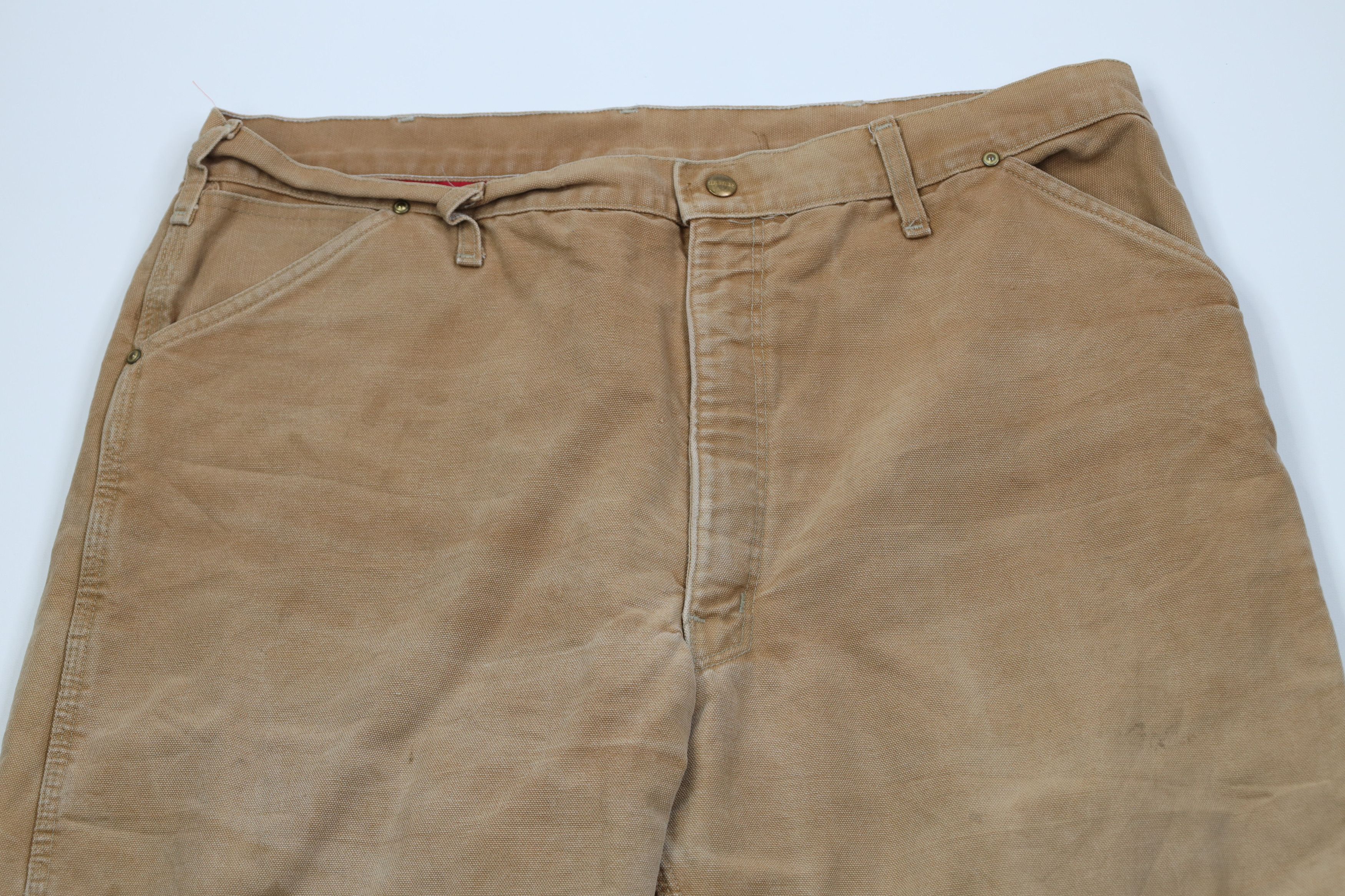 Carhartt Vintage 80s Carhartt Quilted Canvas Wide Leg Pants USA Size US 40 / EU 56 - 3 Thumbnail