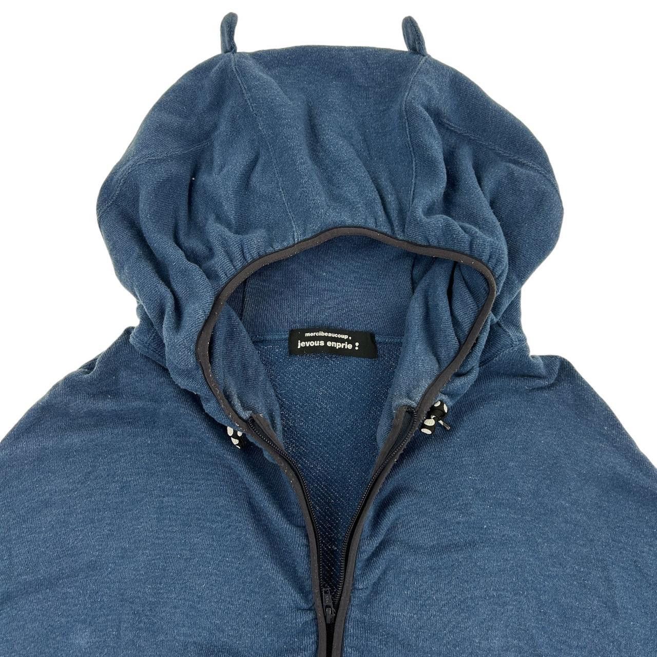 Merci Beaucoup By Issey Miyake Hooded Zip-Up Poncho Size L