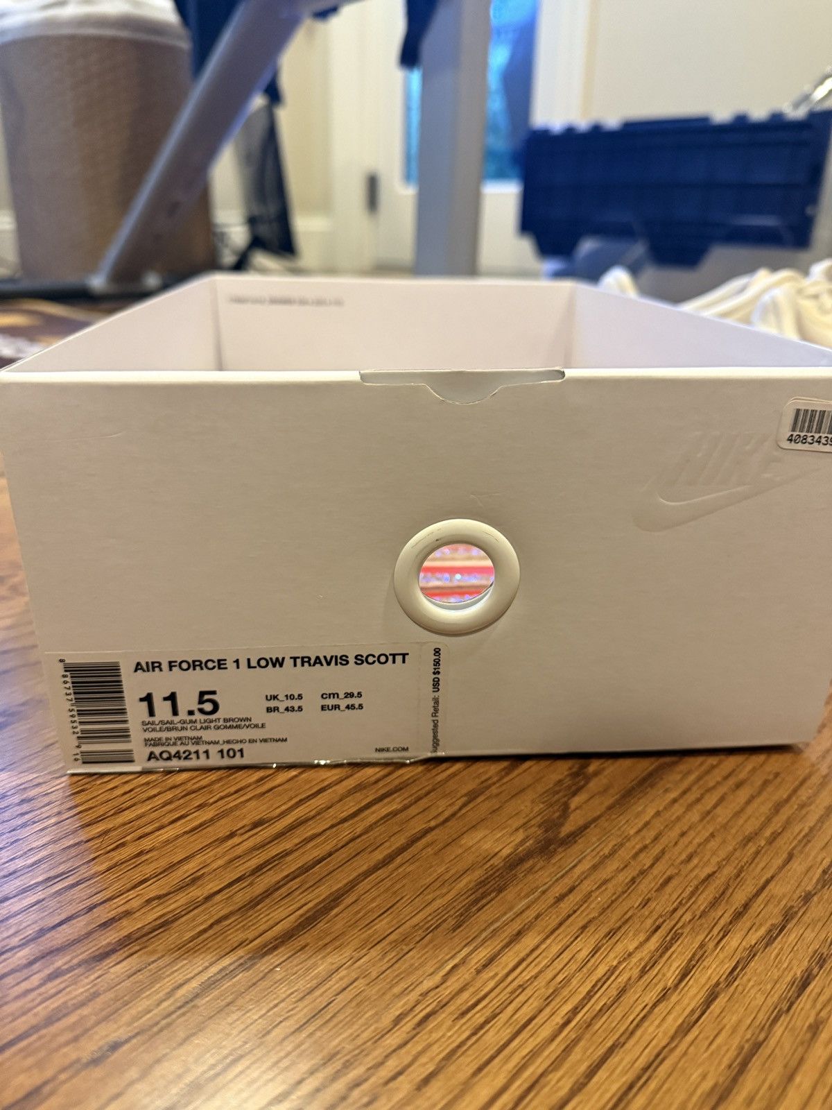 Nike × Travis Scott Nike travis scott air force 1s sail size 11.5 gently used Size US 11.5 / EU 44-45 - 13 Thumbnail